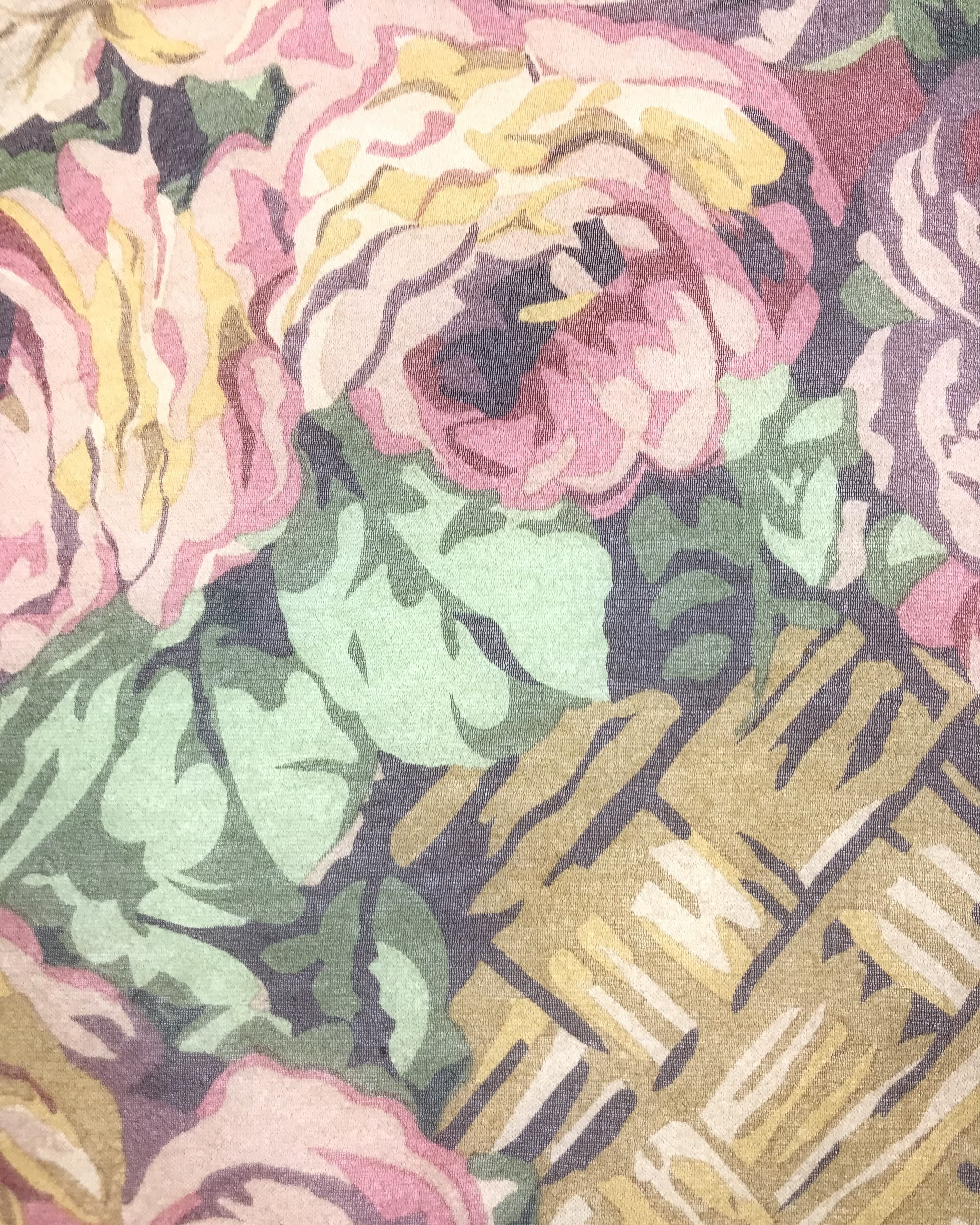 Ralph Lauren RL604 Vintage Ralph Lauren Silk Scarf Shawl Designer Scarf Size ONE SIZE - 8 Thumbnail