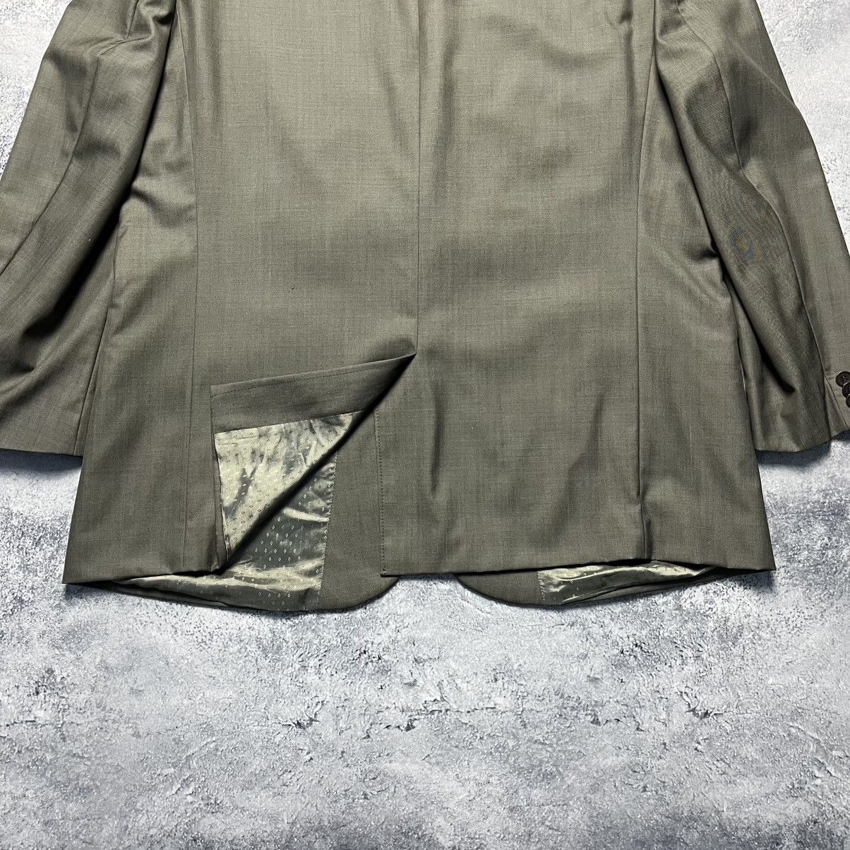 Balmain × Pierre Balmain × Vintage Vintage Balmain Homme Grey Wool Blazer Jacket Designer Size 46R - 13 Thumbnail