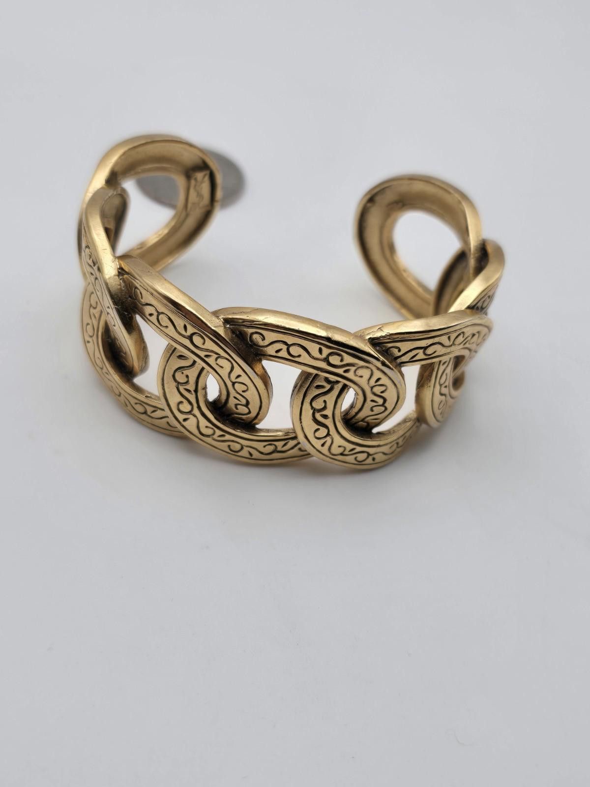 Yves Saint Laurent Yves Saunt Laurent Golden Loop Bangle Size ONE SIZE - 4 Thumbnail
