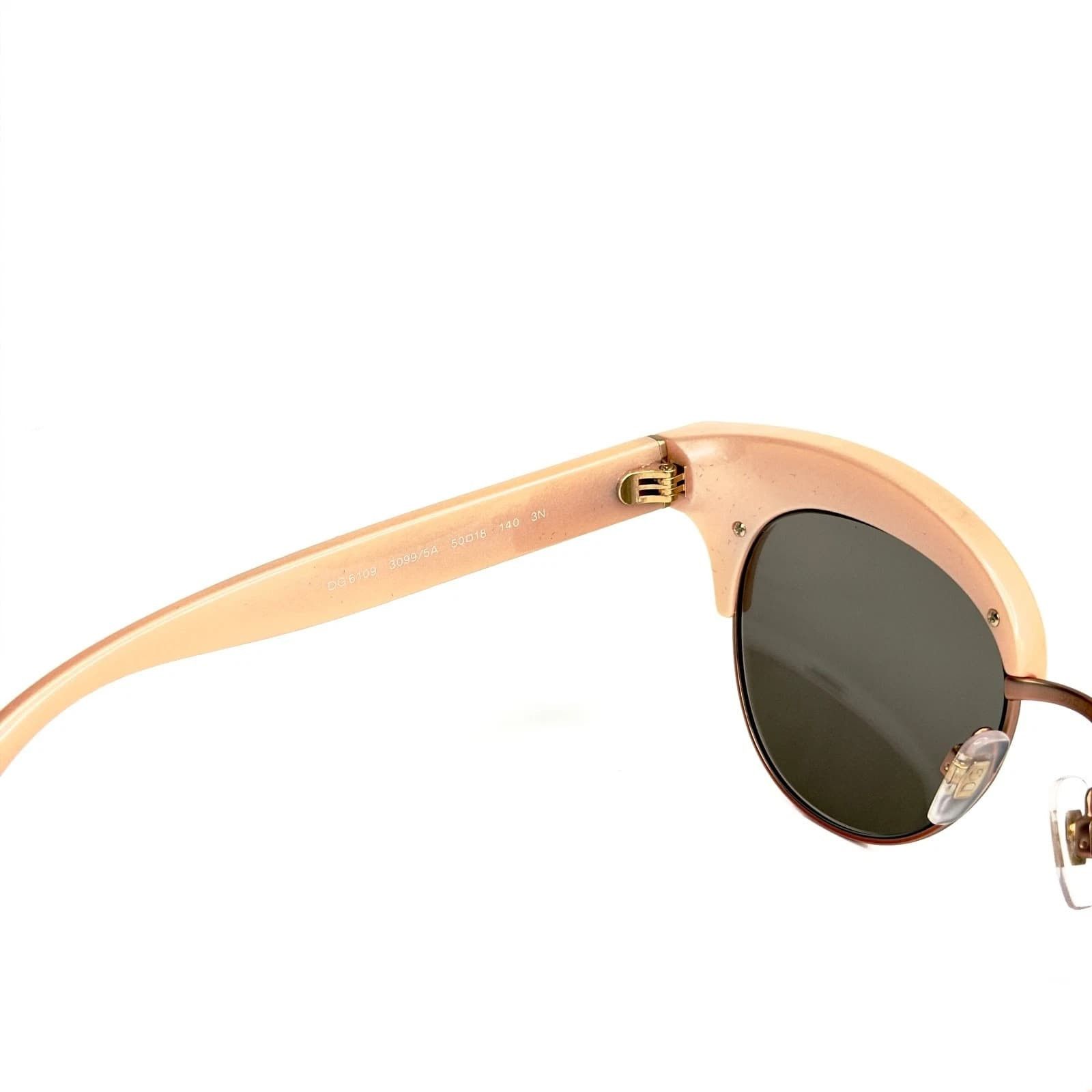 Dolce & Gabbana DOLCE & GABBANA DG6109 6109 Sequin Nude Mirrored Sunglasses Size ONE SIZE - 2 Thumbnail