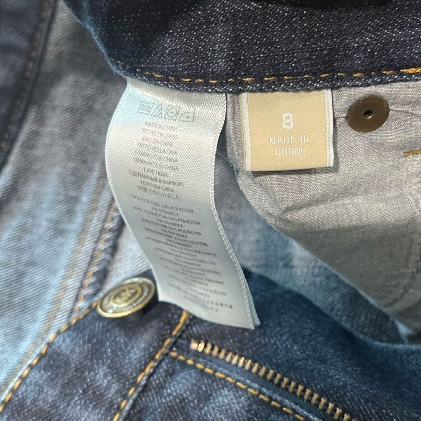 Michael Kors Michael Kors Dark Wash Denim Jeans Flare Leg Size 8 Size 30" / US 8 / IT 44 - 7 Thumbnail