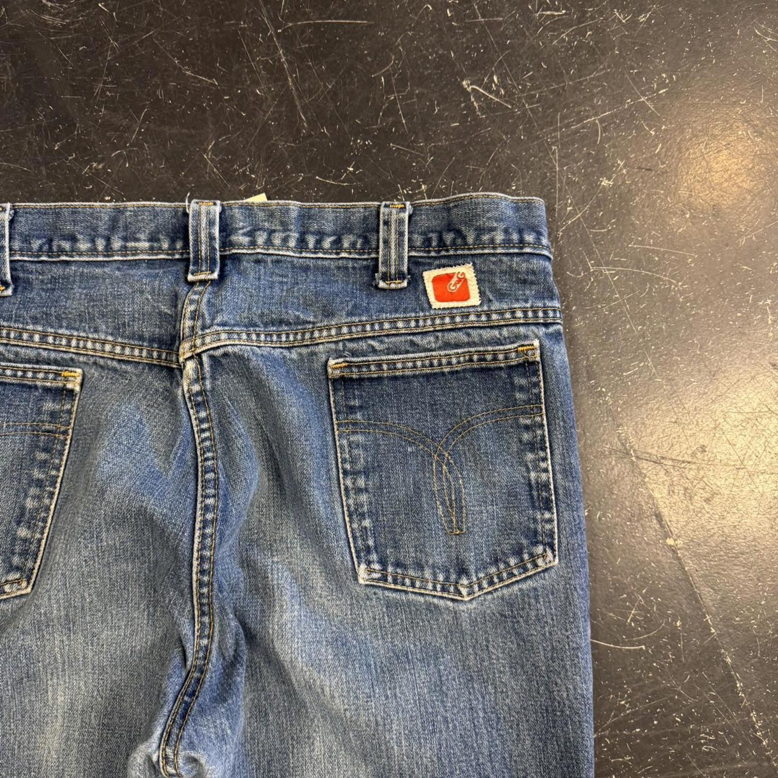 Vintage Vintage 1970s GWG Bootcut Jeans Size US 36 / EU 52 - 2 Thumbnail