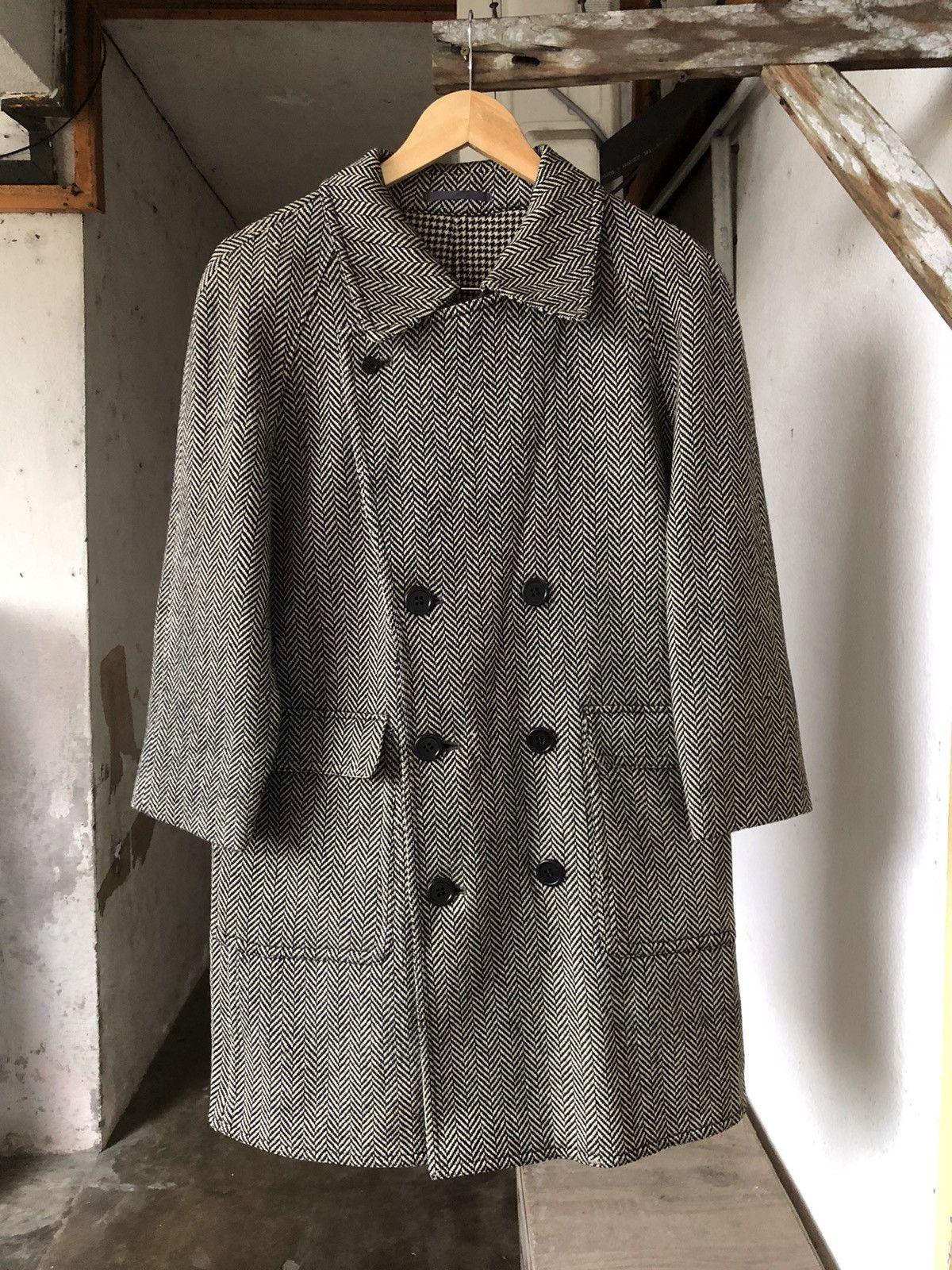 Lanvin Vintage Lanvin Paris Wool Twilled Double Breasted Jacket Size M / US 6-8 / IT 42-44 - 1 Thumbnail
