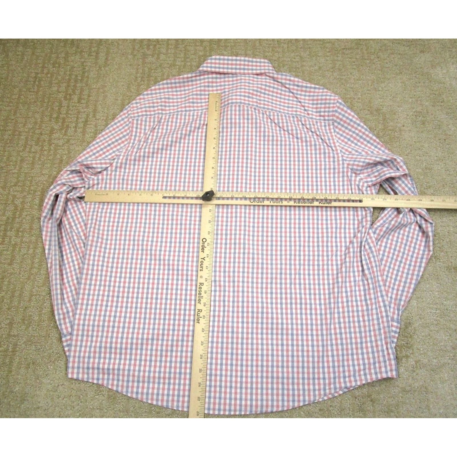 UNTUCKit UNTUCKit Shirt Men 2XL White Check Performance Button Up Long Sleeve Stretch Shirt Size US XXL / EU 58 / 5 - 4 Thumbnail