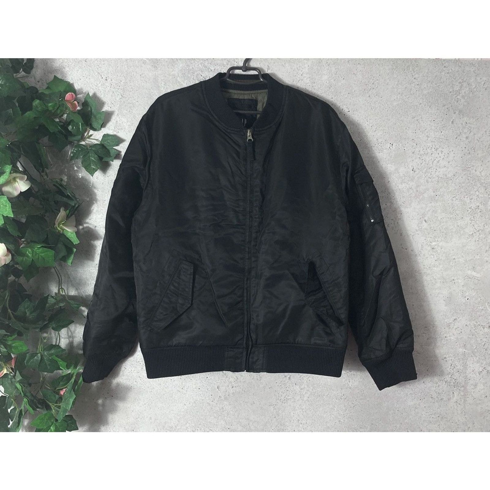 Gap Y2K top Black Flight/Bomber Jacket