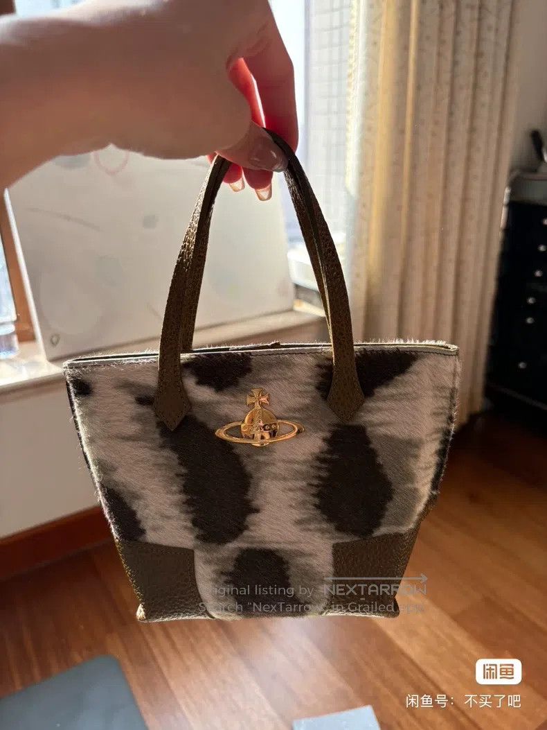 Vivienne Westwood Vivienne Westwood size os Vintage horsehair small tote bag Size ONE SIZE - 3 Thumbnail