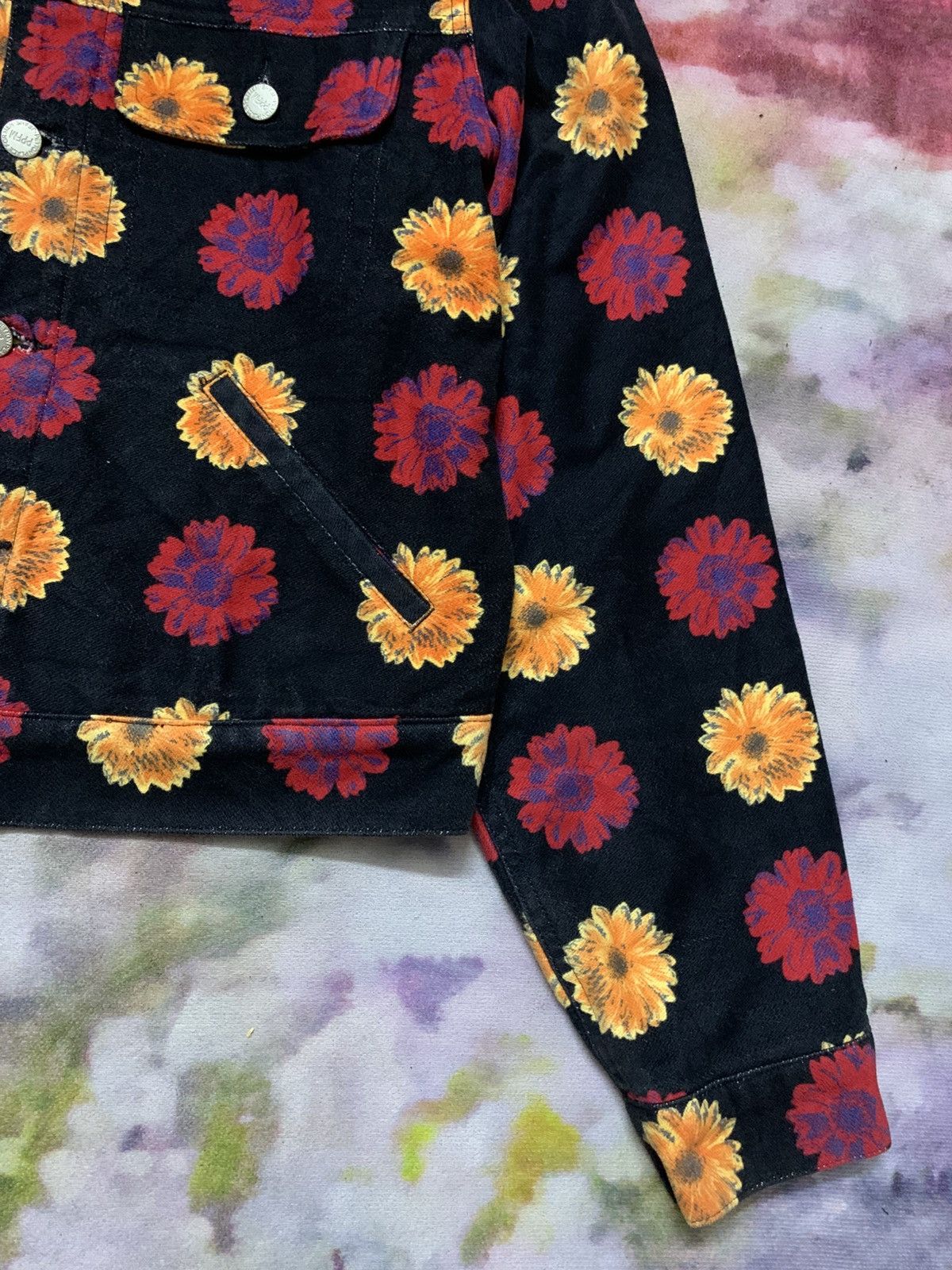 PPFM PPFM Striking Floral Trucker Jacket Spirit Denim Tears Size US M / EU 48-50 / 2 - 5 Thumbnail