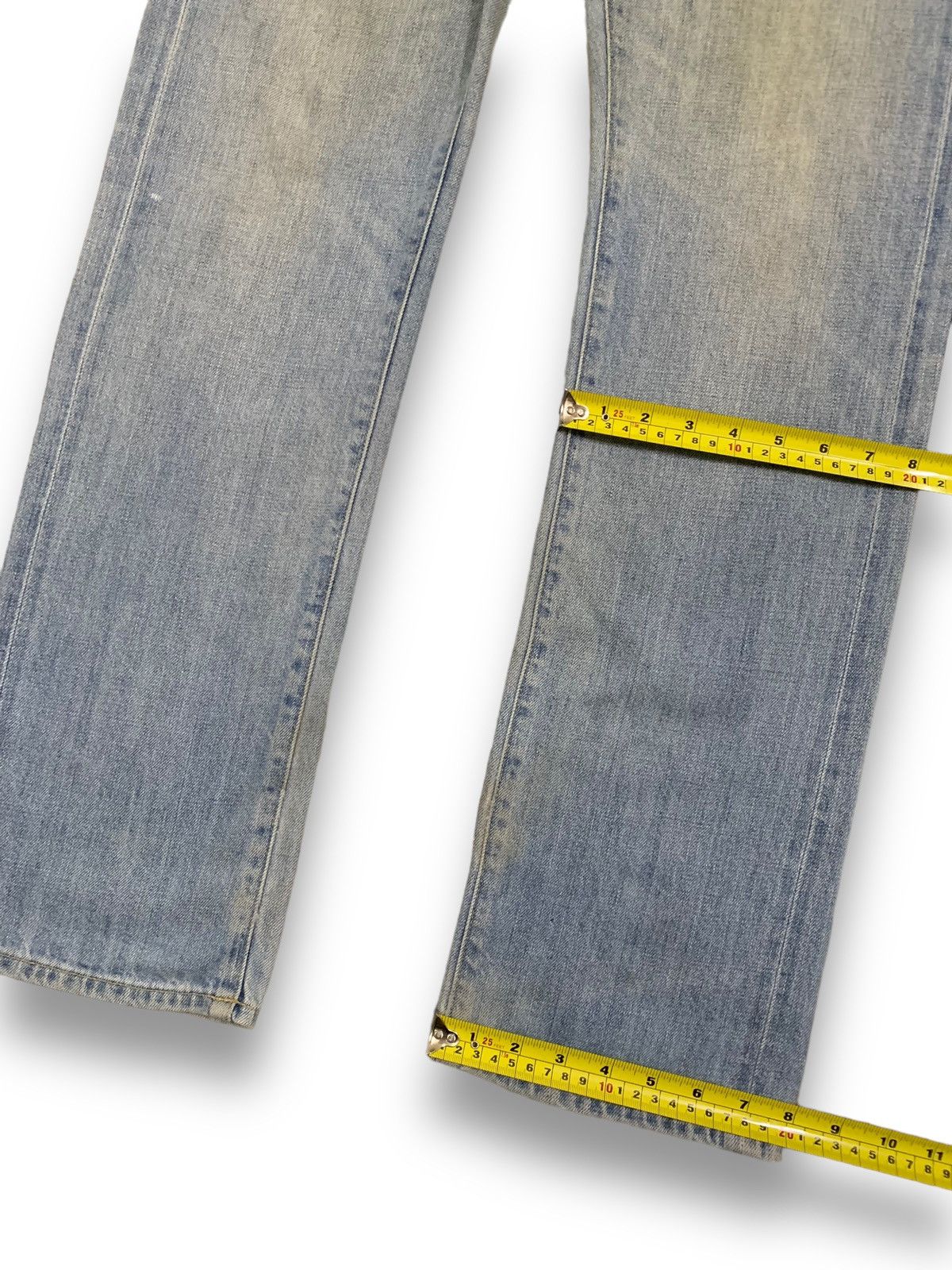 Jun Takahashi Vintage Uniqlo UJ Selvedge Mud Wash Regular Straight Jeans Size US 32 / EU 48 - 17 Thumbnail