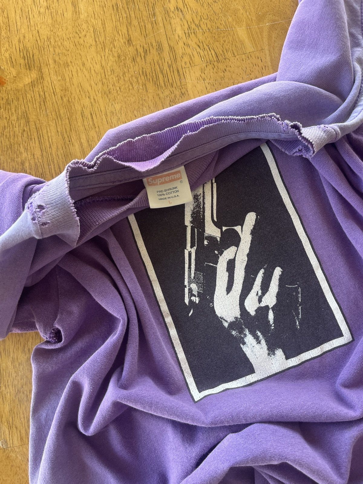 Supreme Supreme Stax Gun Tee SS05 Size US L / EU 52-54 / 3 - 8 Thumbnail