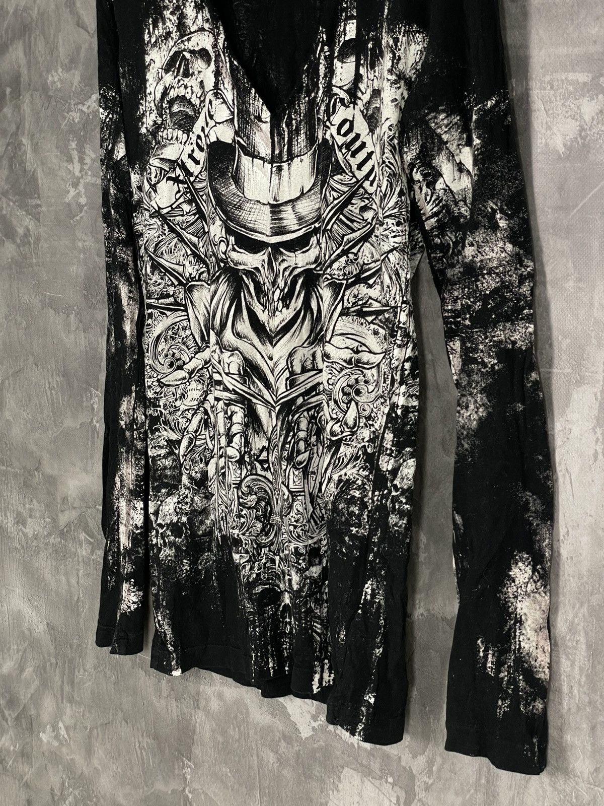 Vintage Vintage Affliction Style Skate Long Sleeve Y2K Hype Size M Size US M / EU 48-50 / 2 - 8 Thumbnail