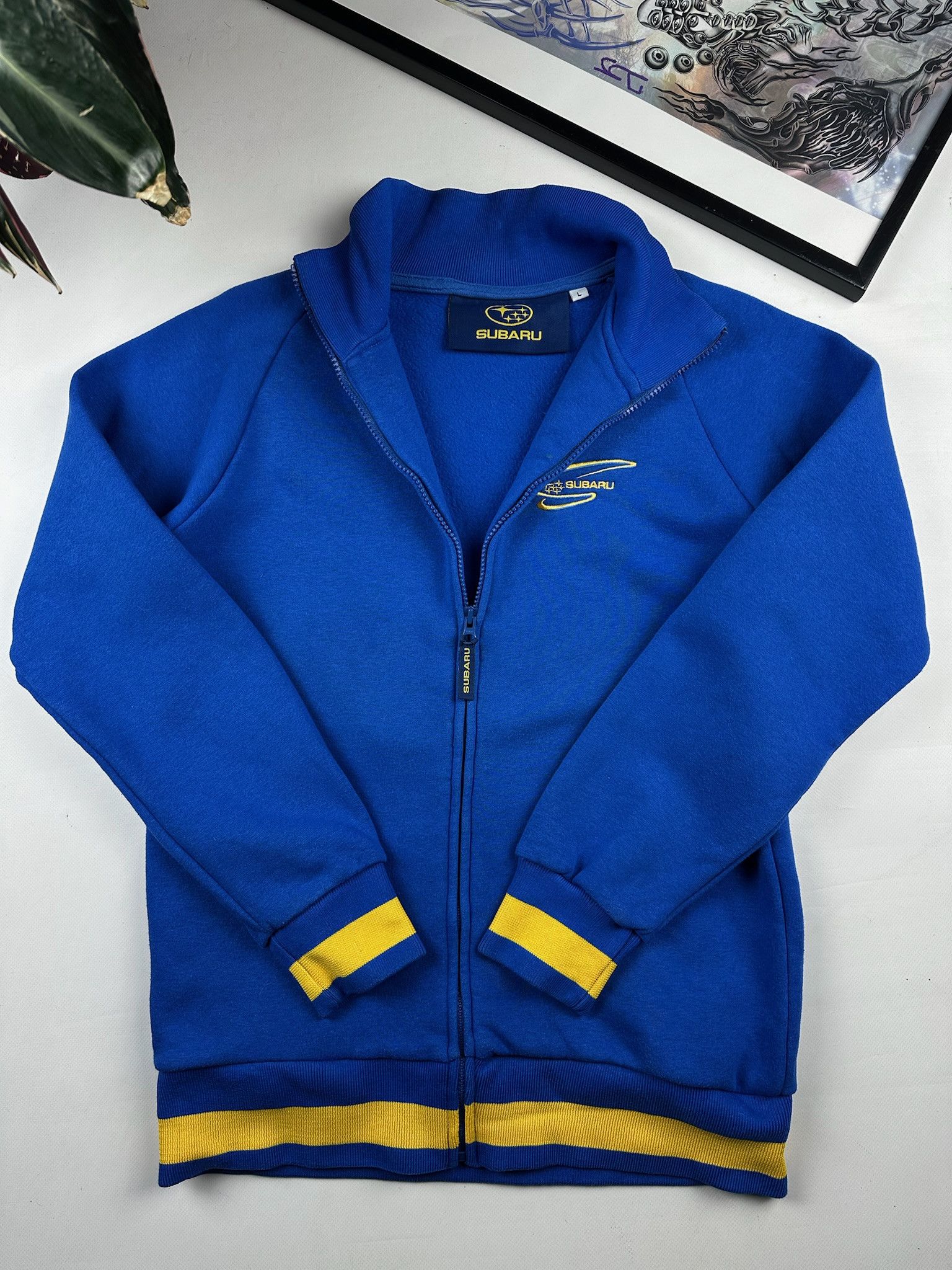 Vintage Subaru Rally Team Vintage Zip racing Sweater sweatshirt Size US S / EU 44-46 / 1 - 4 Thumbnail
