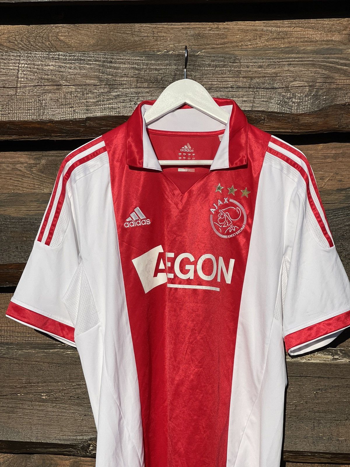 Adidas 2011 Adidas Ajax Amsterdam soccer jersey Size US L / EU 52-54 / 3 - 3 Thumbnail