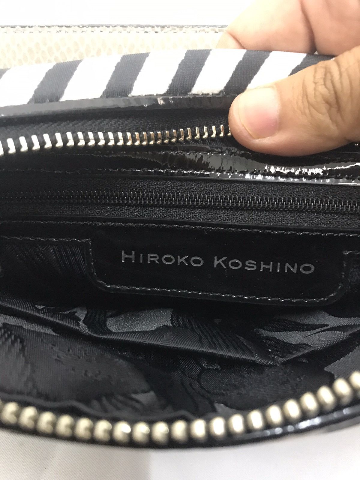 Hiroko Koshino Homme × Japanese Brand Hiroko Koshino Patchwork Multicolour SlingBag/tote Bag Size ONE SIZE - 9 Thumbnail