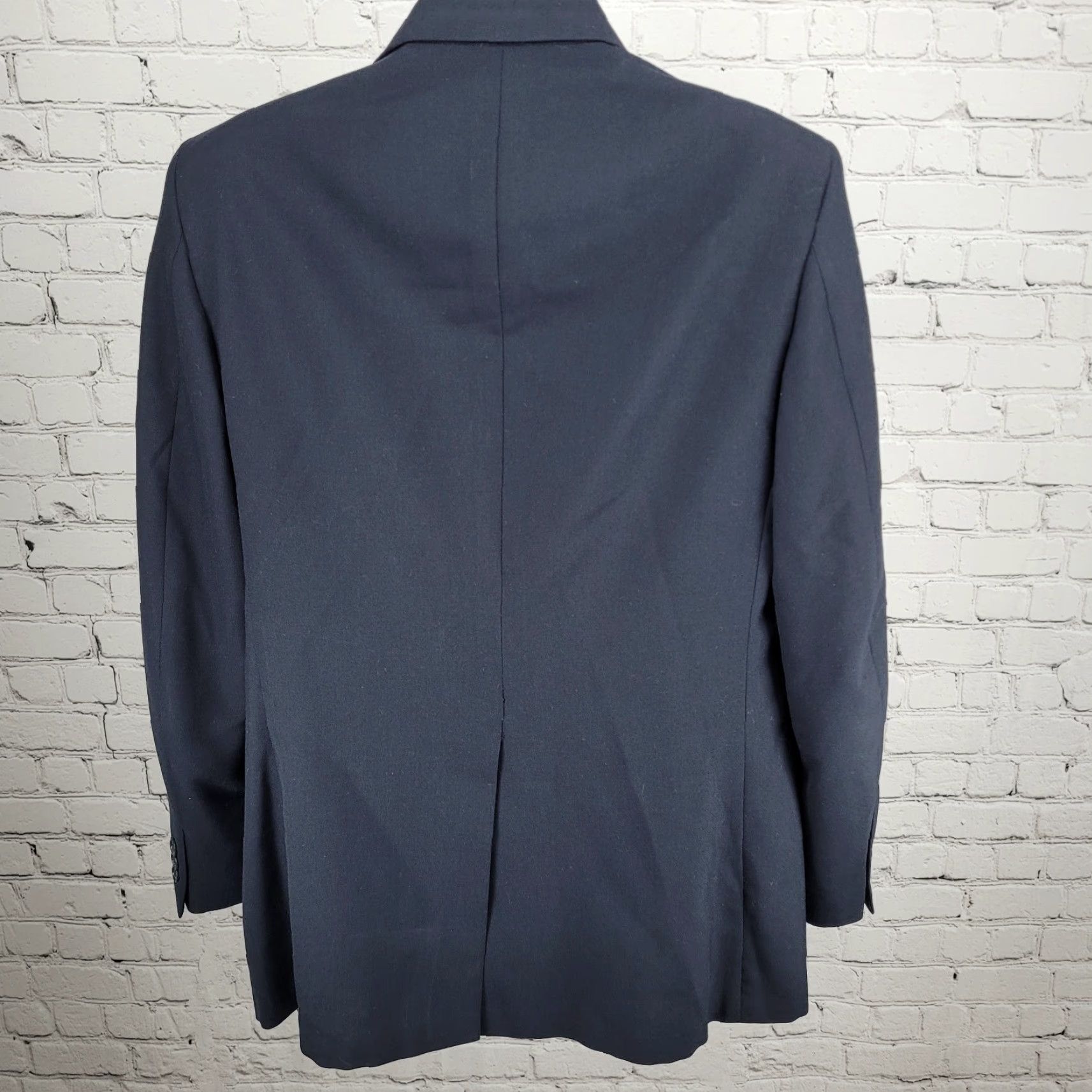 Vintage VINTAGE Pietro Rossi Blazer Suit Coat Navy 2 Button Vented Notch Sport Coat Men 39 Size 40R - 2 Thumbnail
