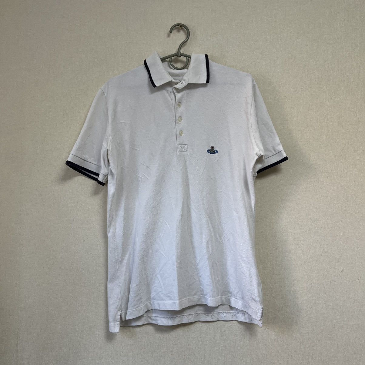 Vivienne Westwood Vivienne Westwood Polo T-Shirt Rare Retro Hype Y2K Size US L / EU 52-54 / 3 - 1 Thumbnail