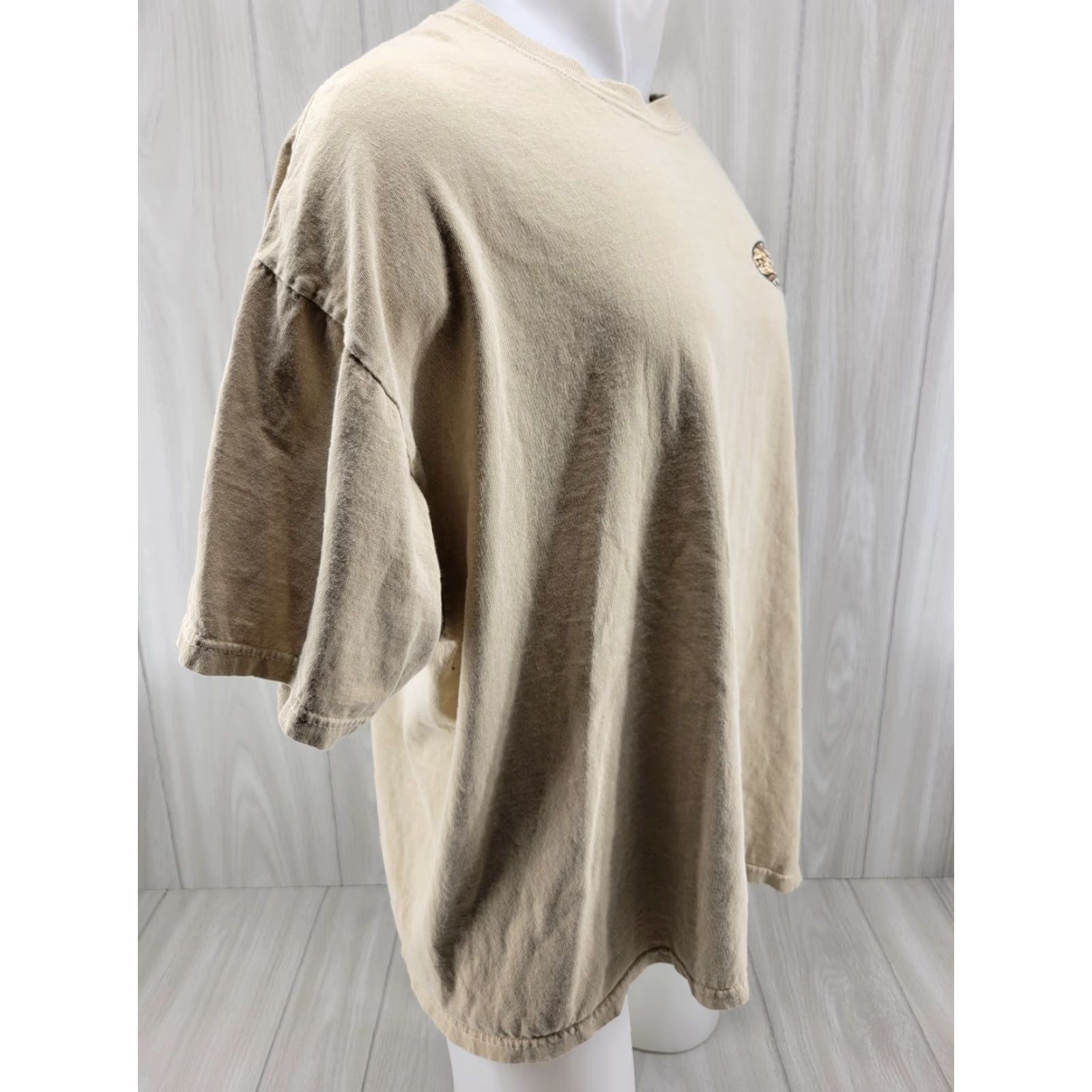 Vintage St Thomas US Virgin Islands T Shirt Tan XL Men Graphic Tee Island Crew Neck Short Sleeve Cotton Blend Vintage: No Size US XL / EU 56 / 4 - 4 Thumbnail