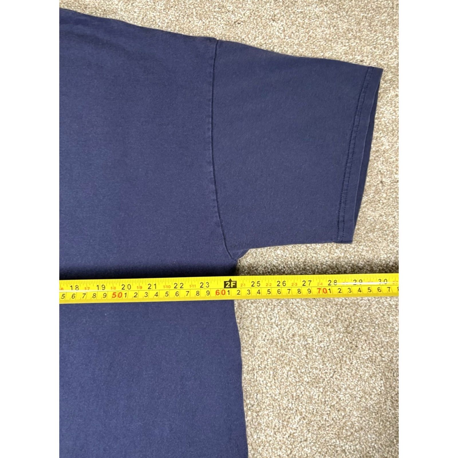 Jerzees VINTAGE 90s Computer Wizard Graphic T Shirt JERZEES Adult XL Blue Men Regular Short Sleeve Crew Neck Size US XL / EU 56 / 4 - 6 Thumbnail