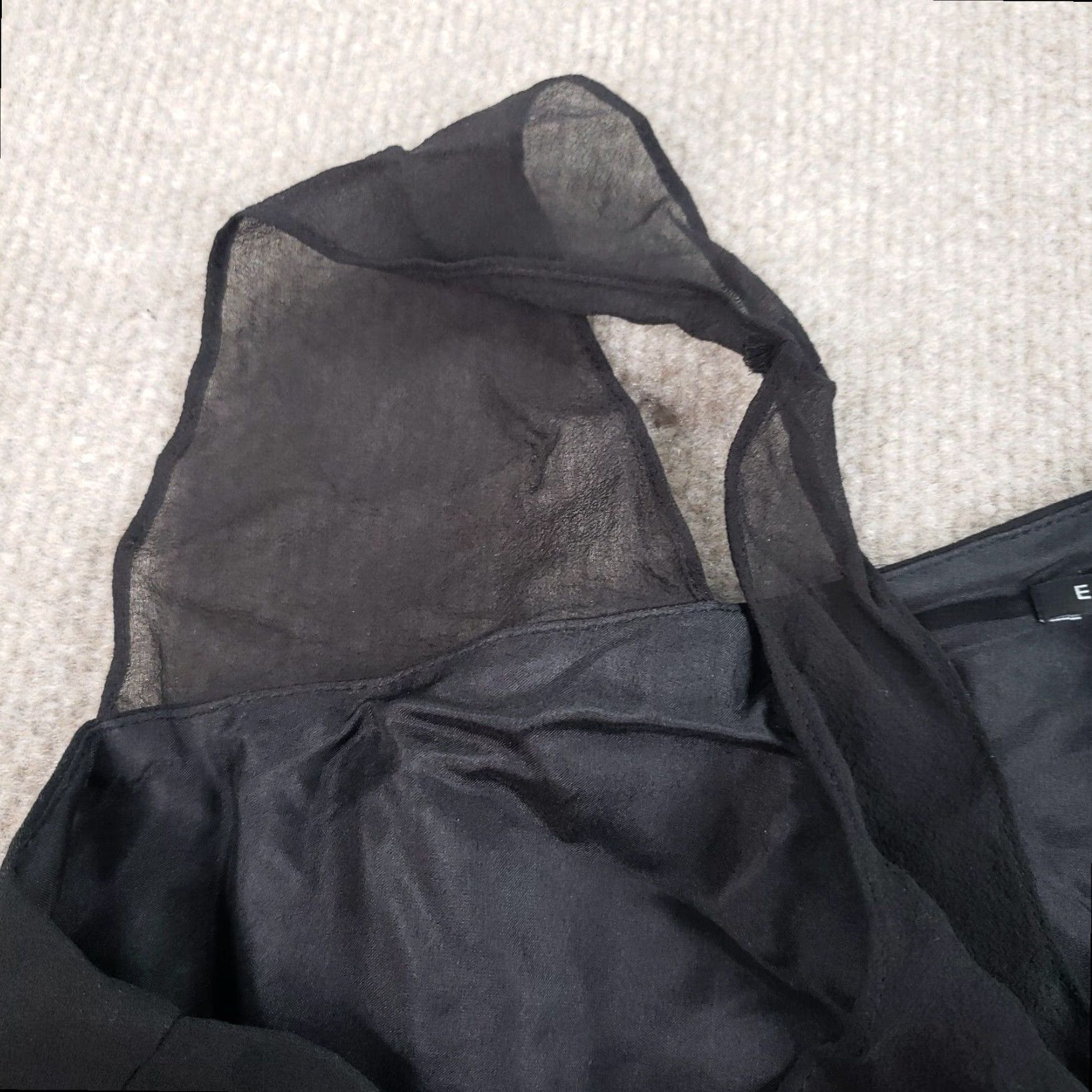 Eileen Fisher Eileen Fisher Black Shift Dress Womens Small Short Sleeveless Lined Size S / US 4 / IT 40 - 6 Thumbnail