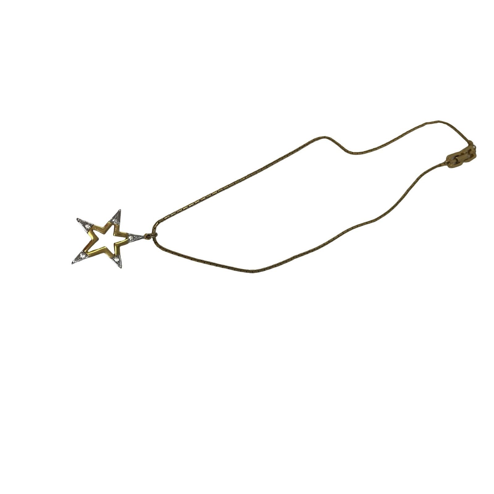 Givenchy VNTG Givenchy 1979 Gold Plated Vintage Star Pendant Necklace Size ONE SIZE - 4 Thumbnail
