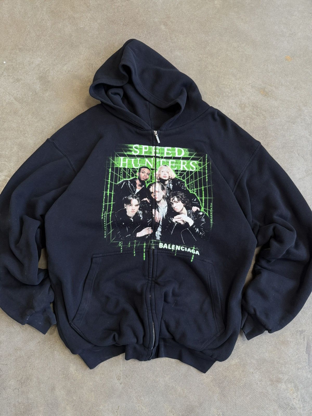 Balenciaga Speed Hunters Zip Up Hoodie size S | Grailed