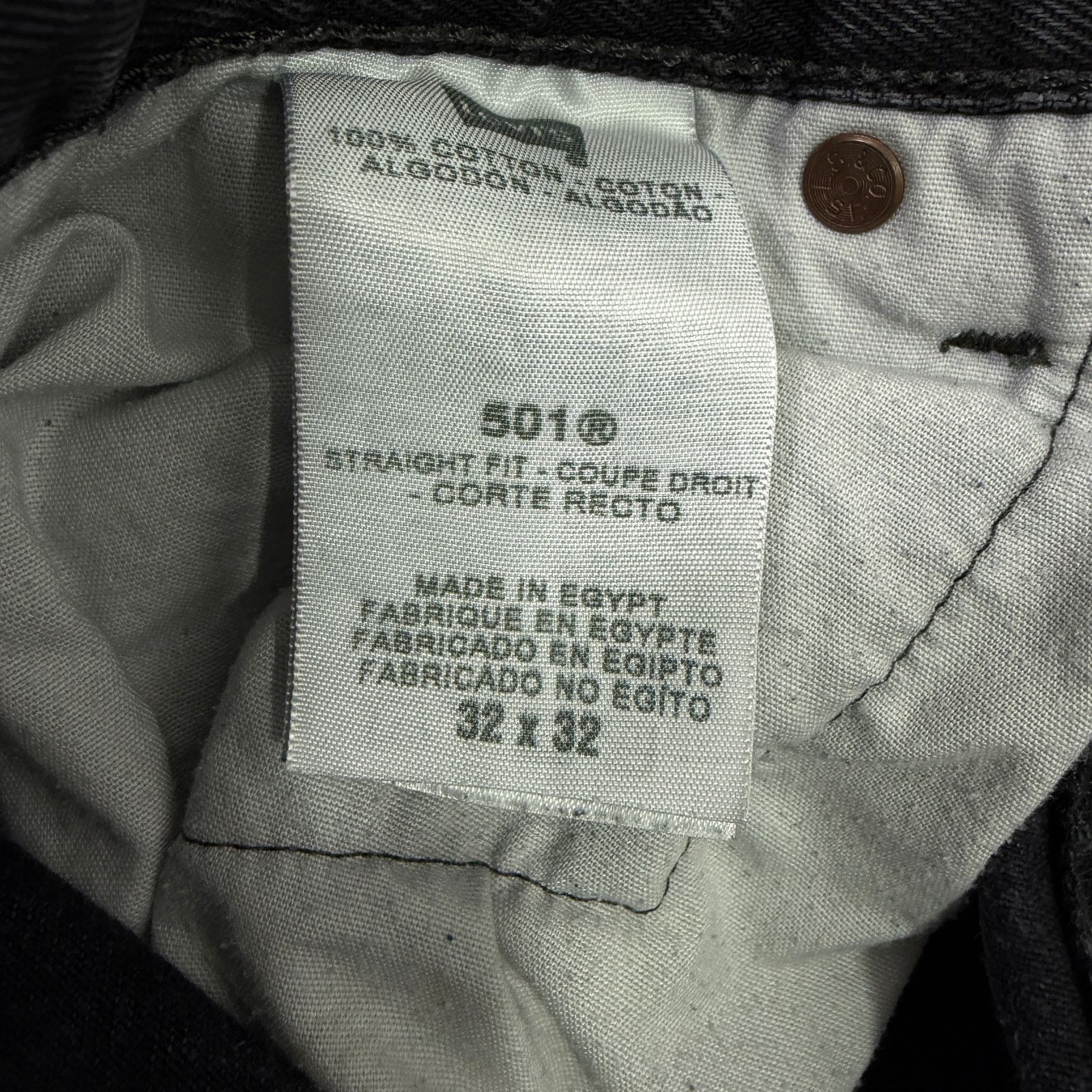 Levi's Vintage Levis 501xx Jeans Men's 32x32 (Fits 32x30) Straight Size US 32 / EU 48 - 4 Thumbnail