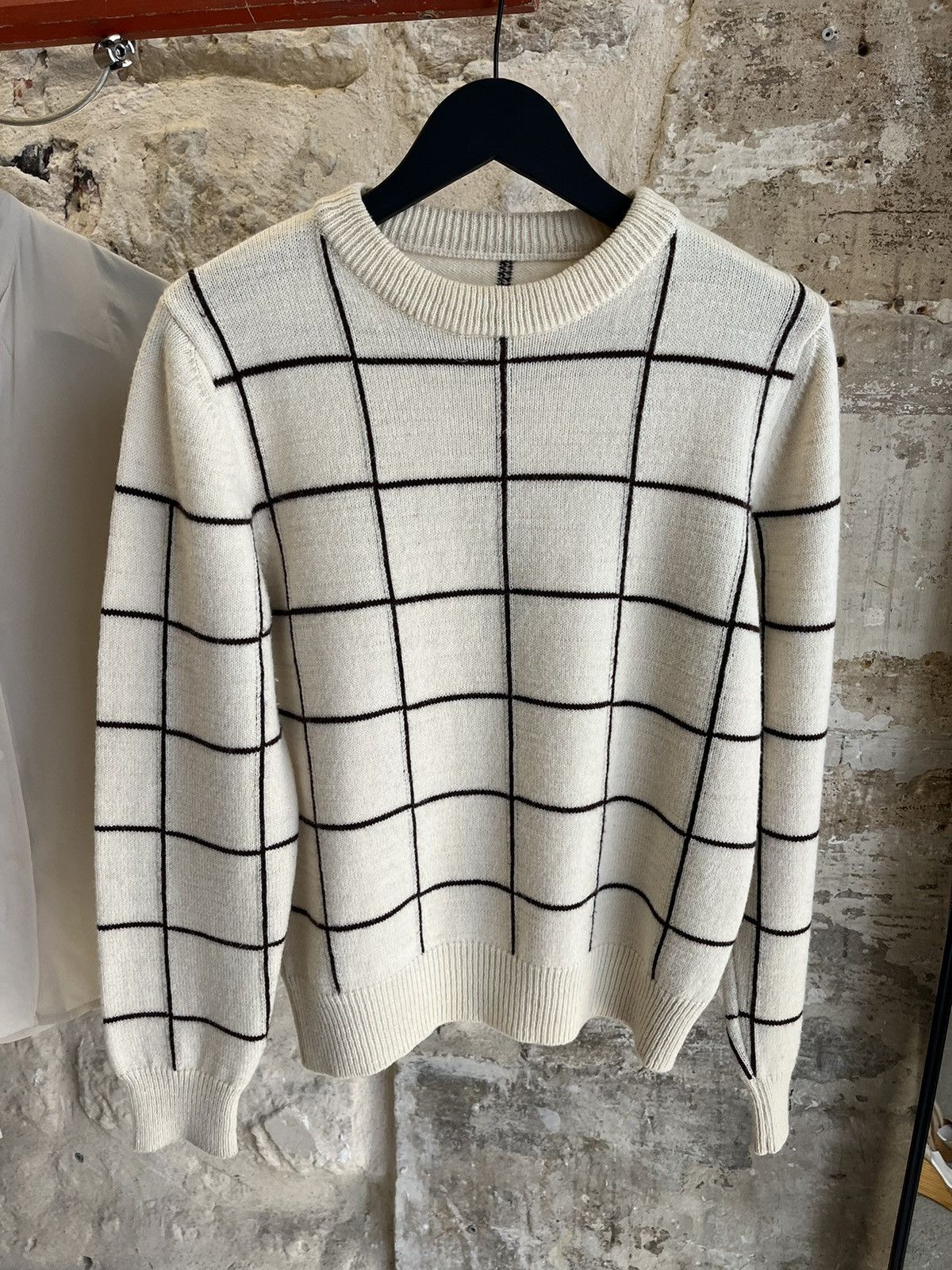 Maison Margiela AW2000 Checkered Knit Size US S / EU 44-46 / 1 - 1 Thumbnail