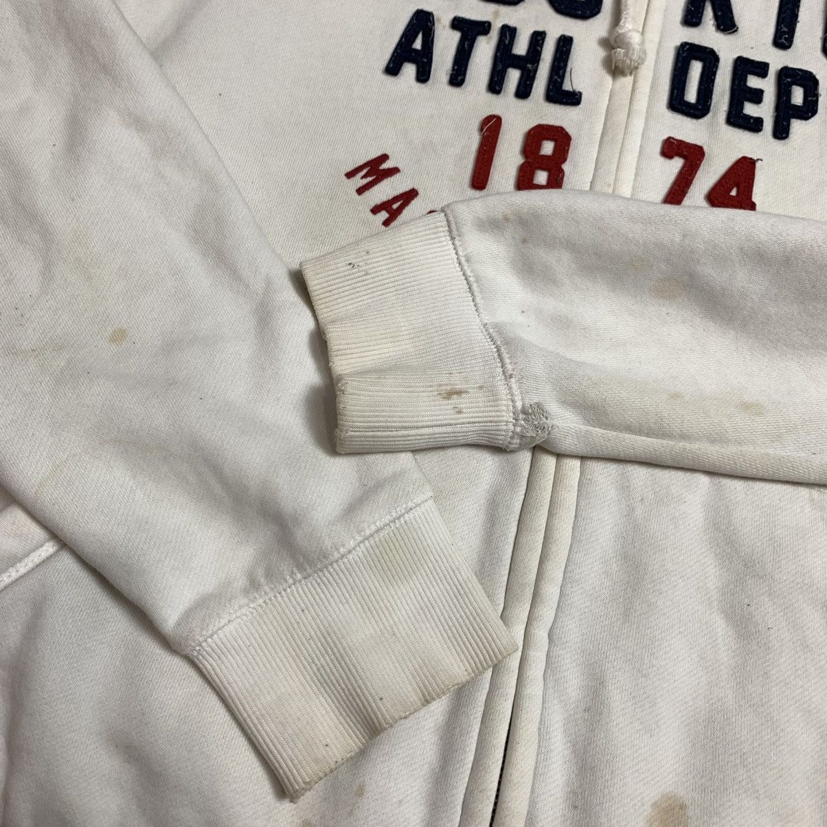 Japanese Brand POLHAM trashed Broxton full zip hoodie embroidered logo Y2K Size US XL / EU 56 / 4 - 5 Thumbnail