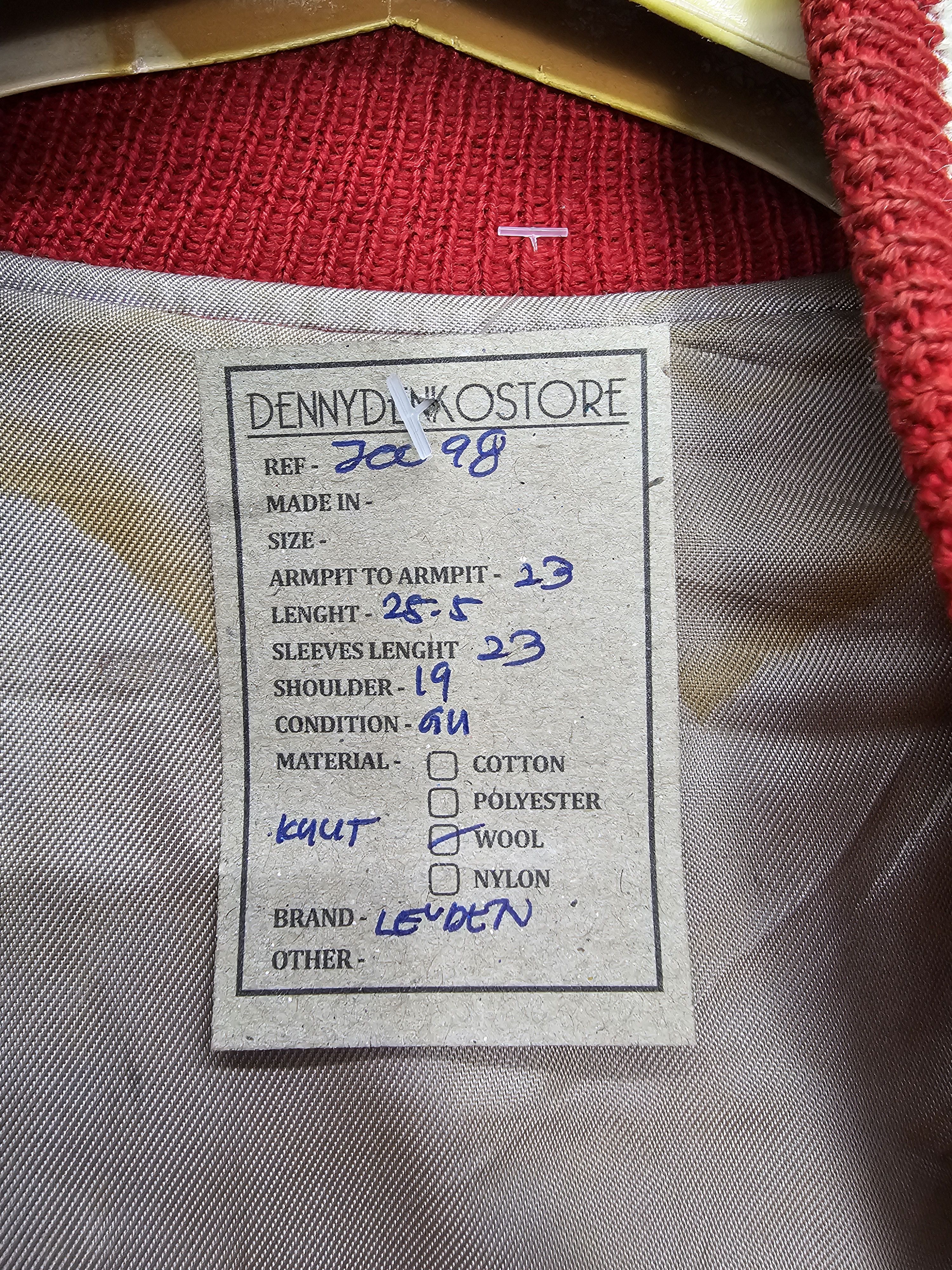 Other Vintage WESTVIEW LEYDEN Wool Leather Varsity Jacket J0098 Size US L / EU 52-54 / 3 - 12 Thumbnail