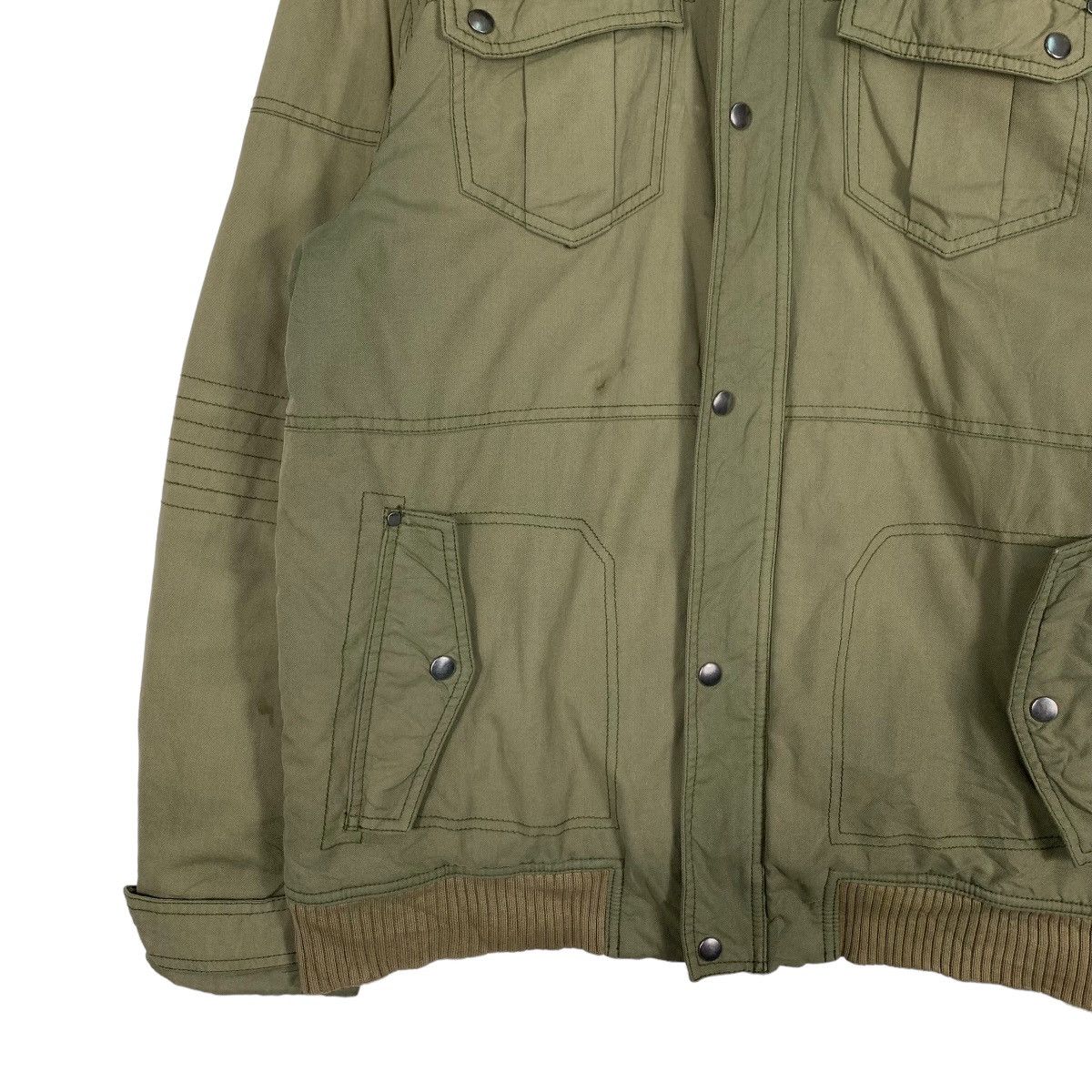 Puma PUMA Four Pocket Hooded Green Jacket #1126-C51 Size US L / EU 52-54 / 3 - 6 Thumbnail