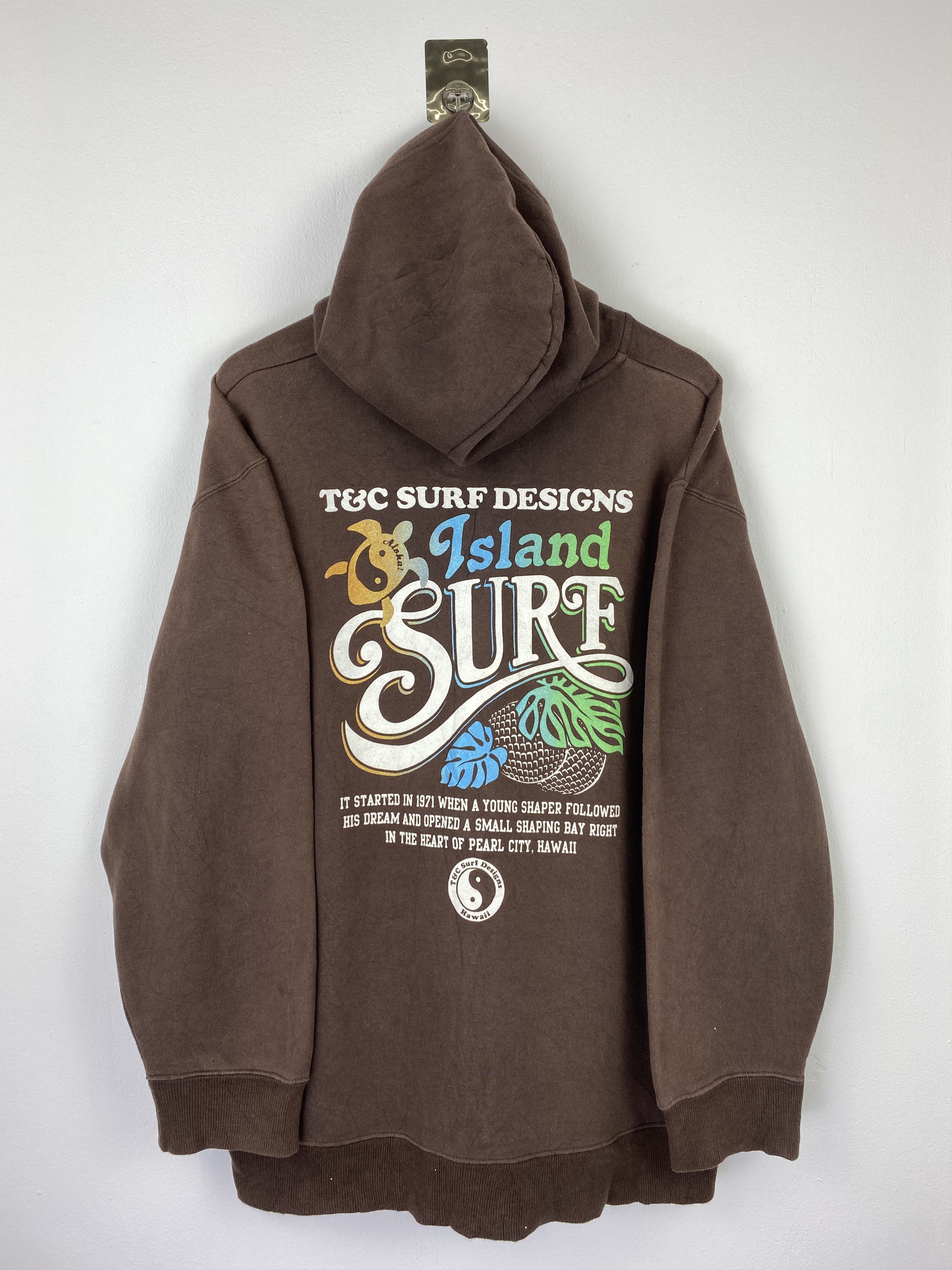 Vintage Vintage T&C Surf Designs Wording Zip Up Hoodie SH0517 Size US XXL / EU 58 / 5 - 1 Thumbnail