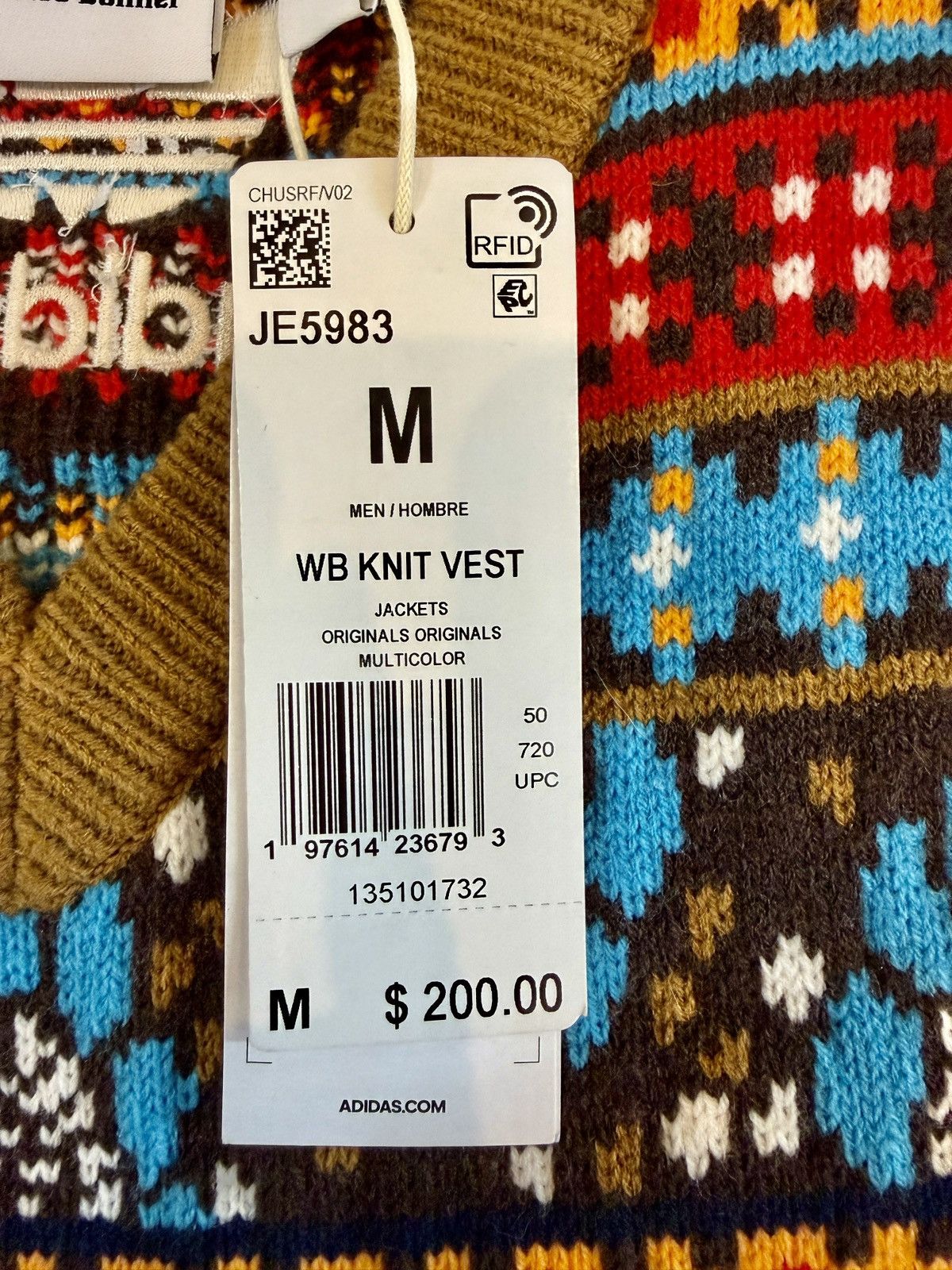 Adidas × Wales Bonner BRAND NEW Adidas x Wales Bonner Knit Vest ORIGINALLY 210 Size US M / EU 48-50 / 2 - 3 Thumbnail