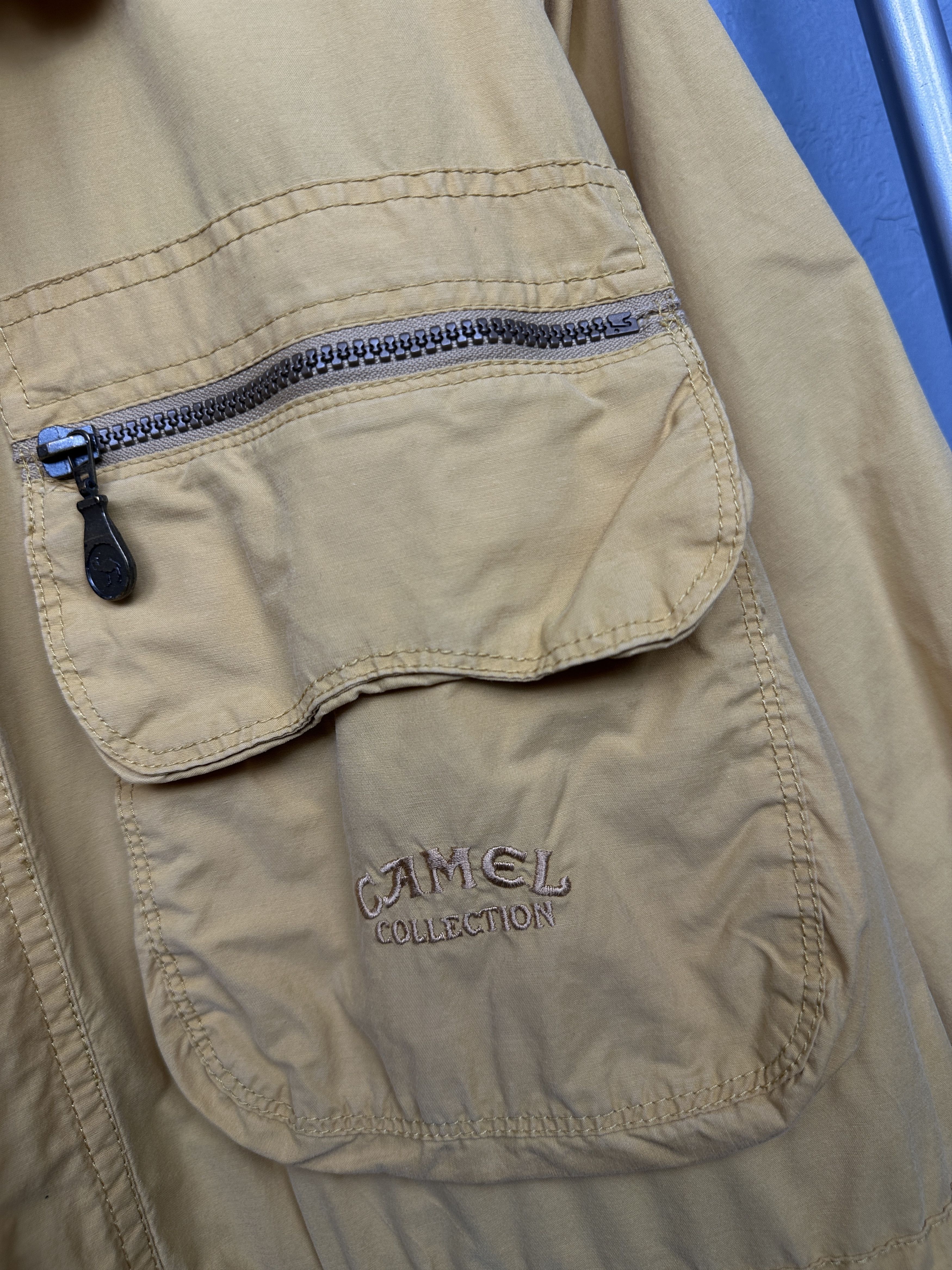 Camel Camel Collection Vintage Mens Outdoor Multi Pockets Jacket Size US M / EU 48-50 / 2 - 3 Thumbnail