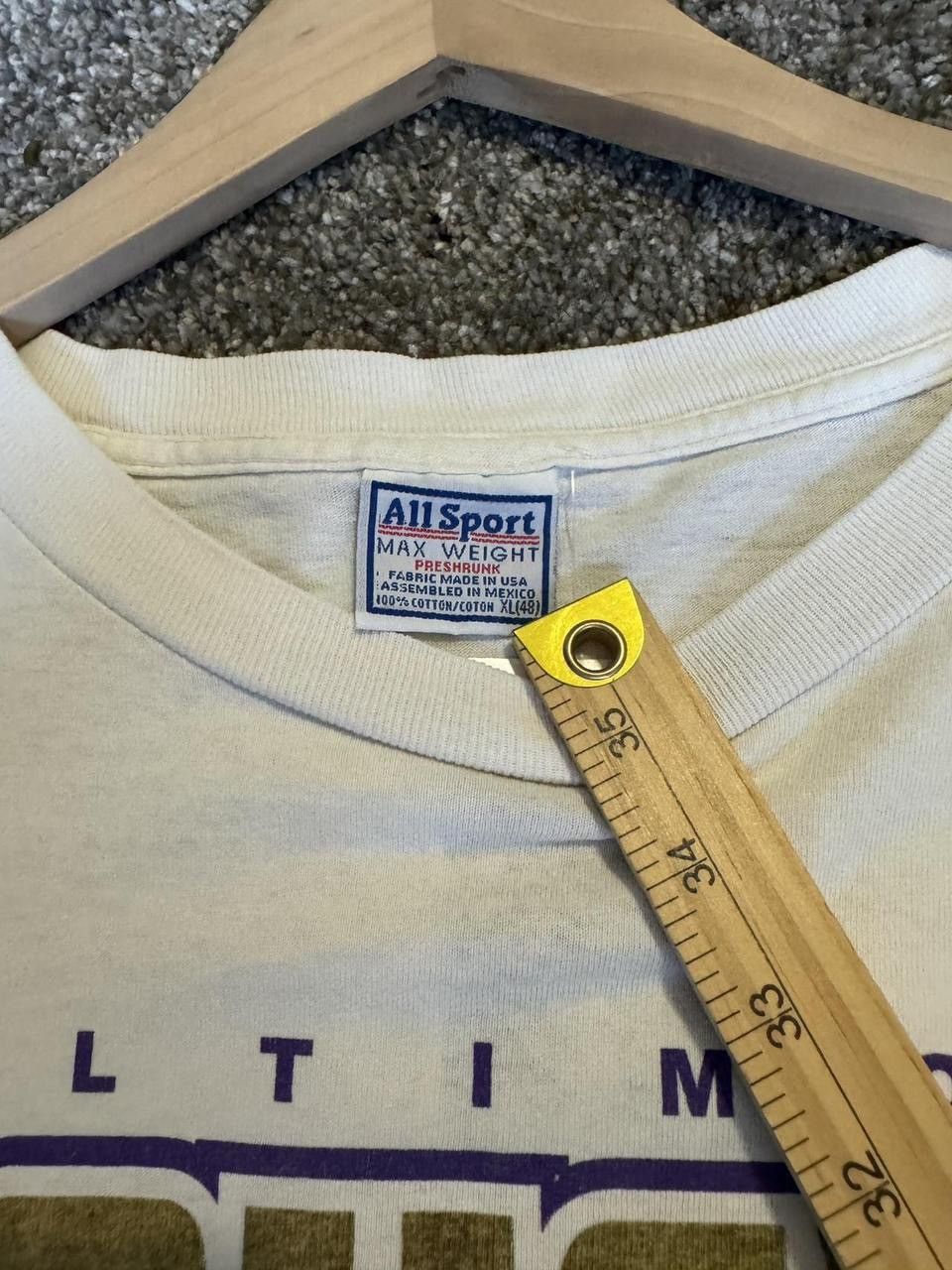 All Sport 2001 Baltimore Ravens AFC Conference Champions Tee Size US XL / EU 56 / 4 - 4 Thumbnail