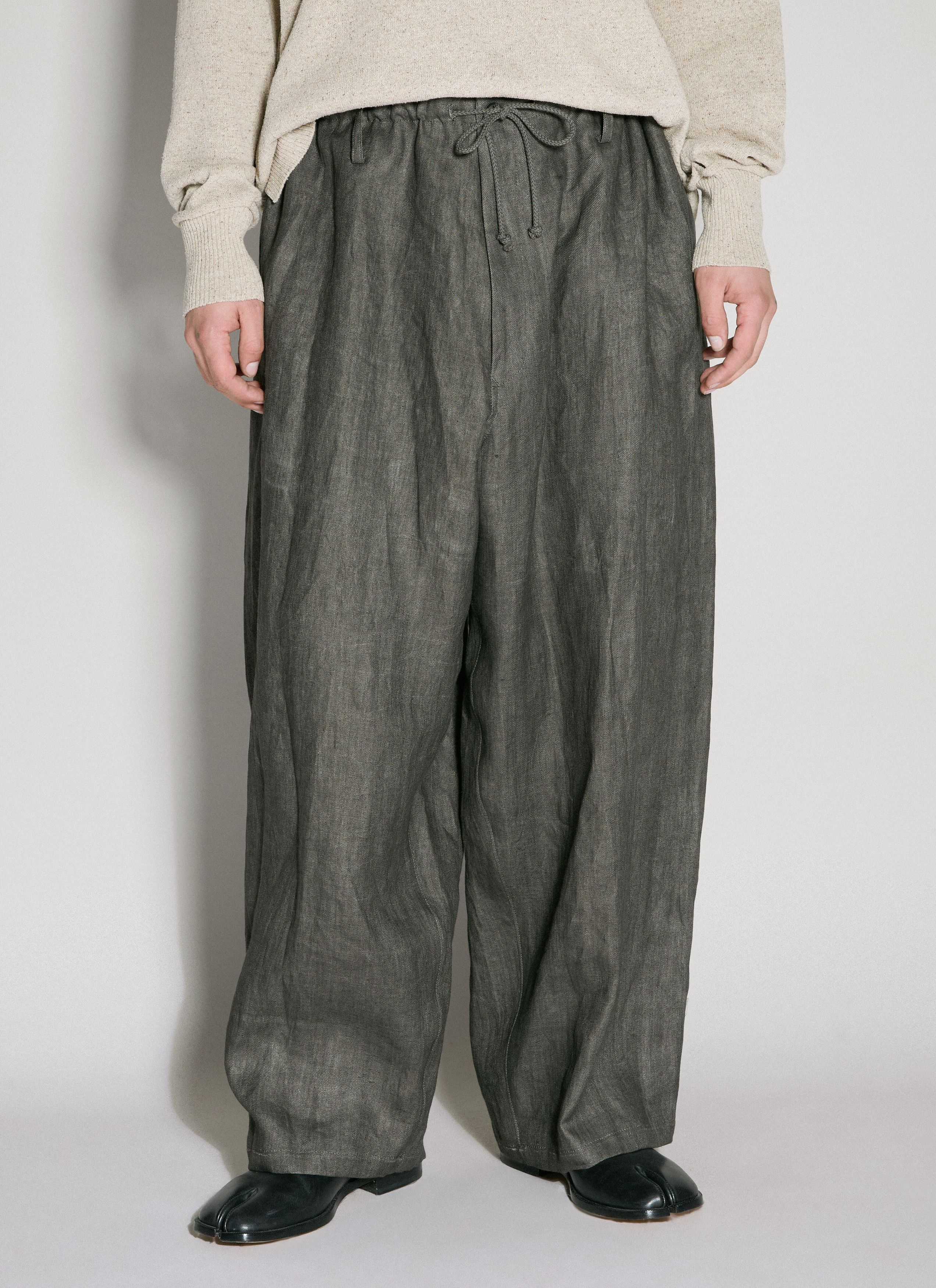 Yohji Yamamoto Yohji Yamamoto Pour Homme - INK DYED STANDARD CORD PANTS Size US 30 / EU 46 - 8 Thumbnail