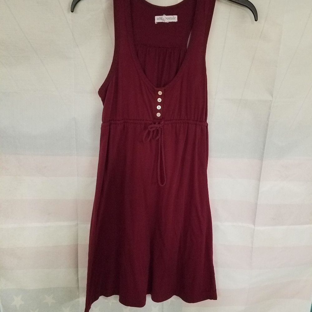 Other Aeropostale Size Small Petite Burgandy Wine Dress Size S / US 4 / IT 40 - 1 Thumbnail