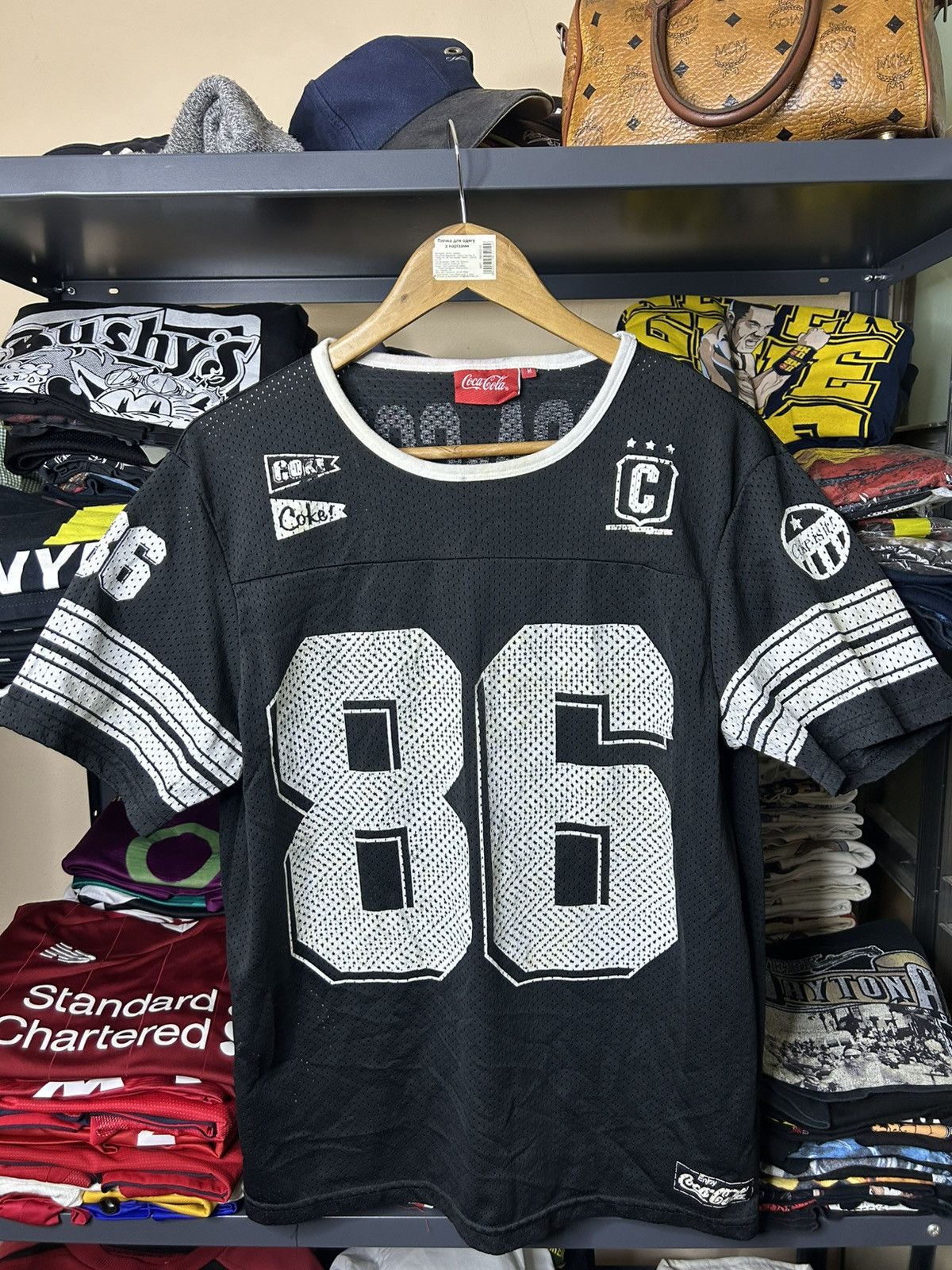 Coca Cola Vintage Coca-Cola Mesh Jersey #86 Football Style Tee M Size US M / EU 48-50 / 2 - 1 Thumbnail