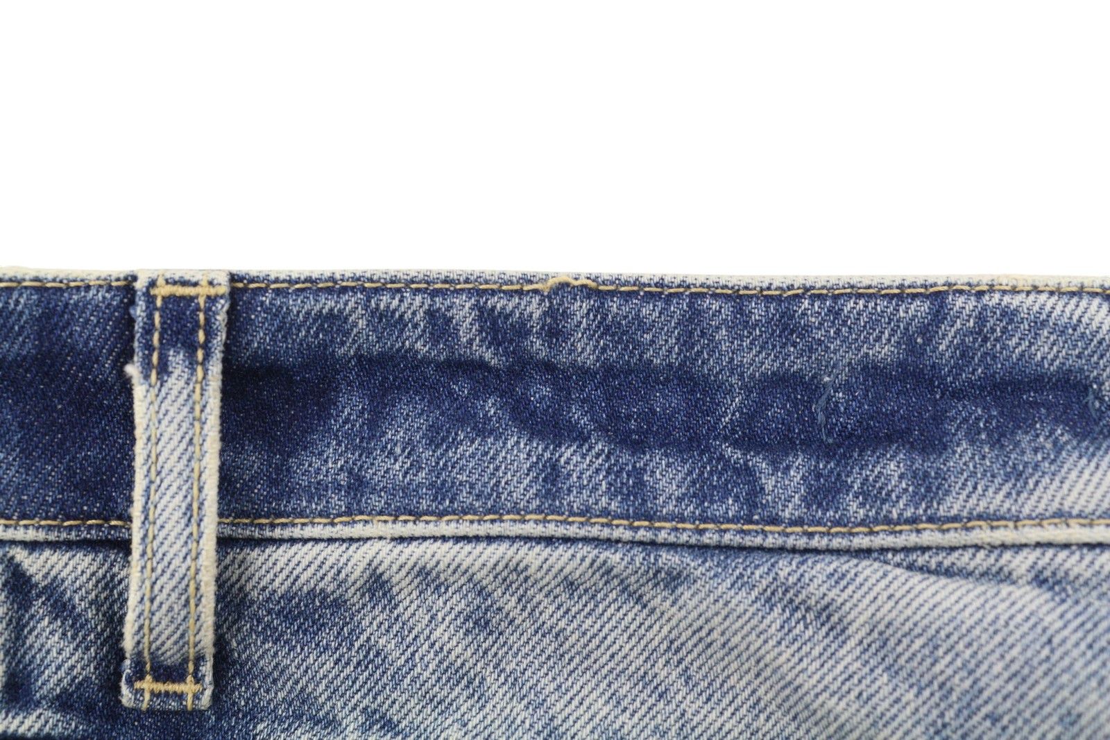 Guess STRAIGHT W32 Blue Whiskers Button Fly Denim 87827 Size US 32 / EU 48 - 7 Thumbnail