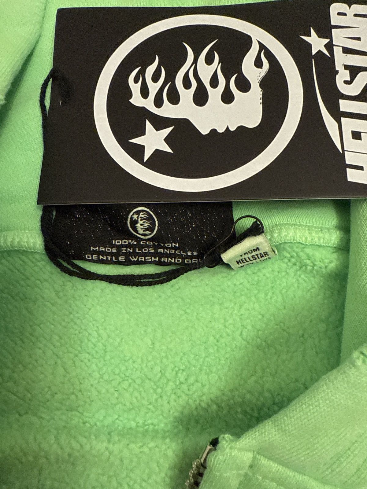 HELLSTAR Hellstar zip up green graffiti capsule 11 Size US S / EU 44-46 / 1 - 4 Thumbnail