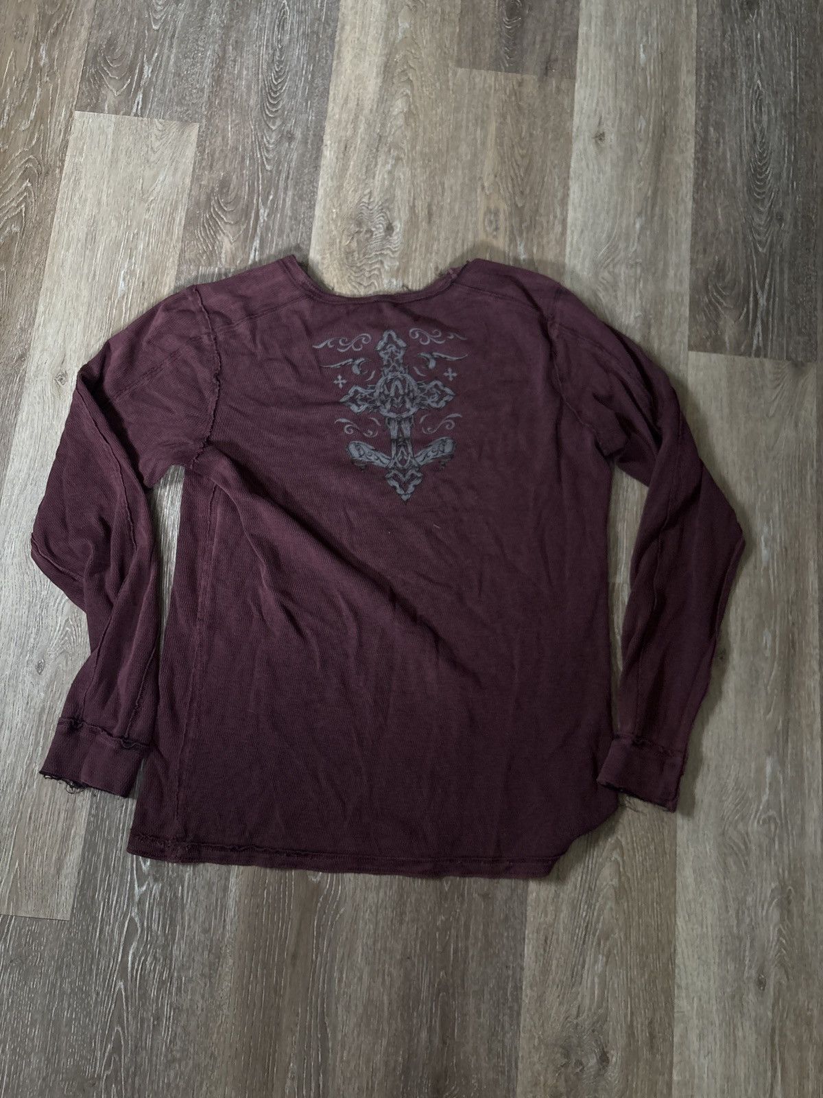 Affliction Vintage Affliction 2way graphic light tee/sweater Size US M / EU 48-50 / 2 - 1 Thumbnail