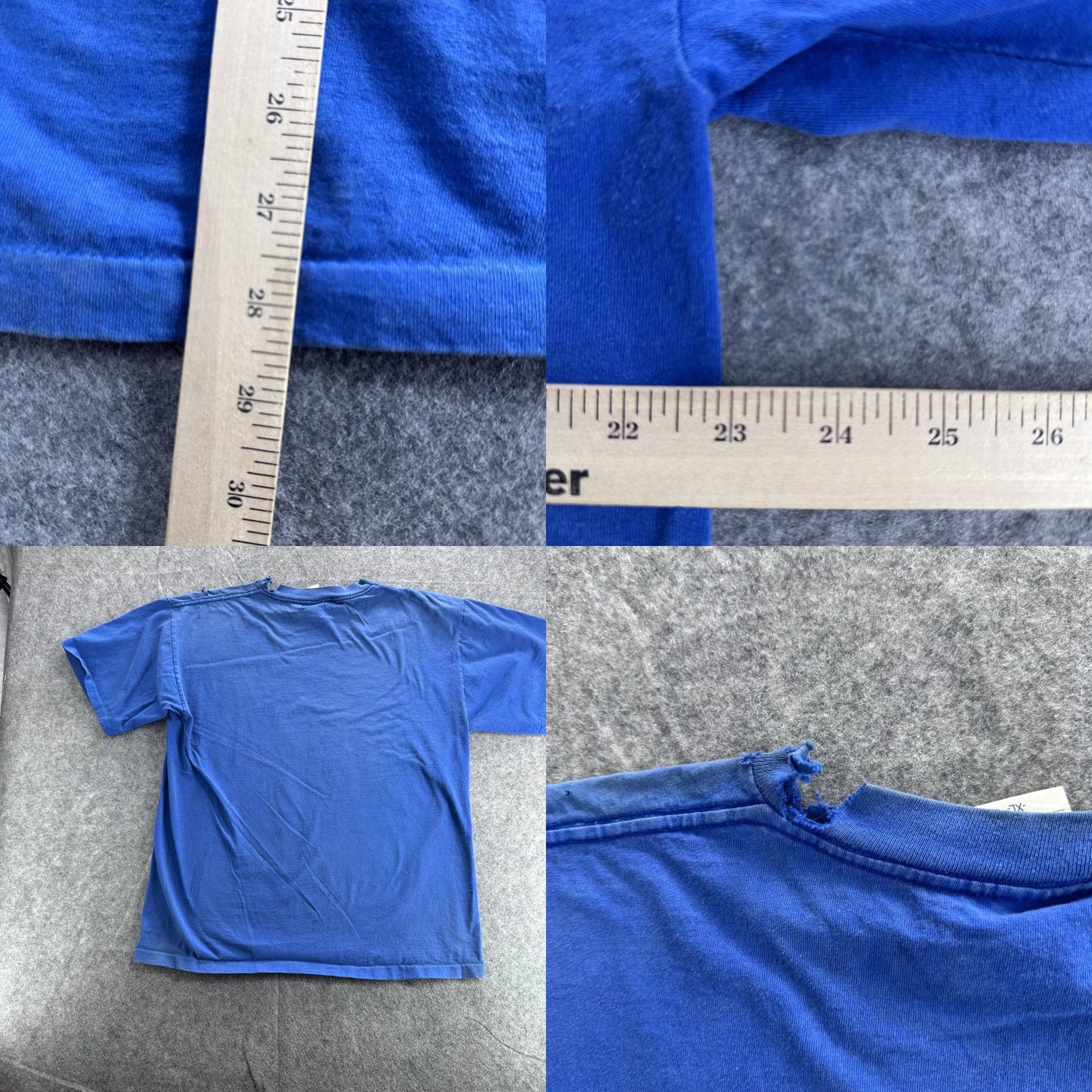 Vintage VINTAGE Alore Texas Shirt Men XL Blue Graphic Tee Made in USA 90s Crew Neck Short Sleeve Mens XL USA Graphic Tee Size US XL / EU 56 / 4 - 8 Thumbnail