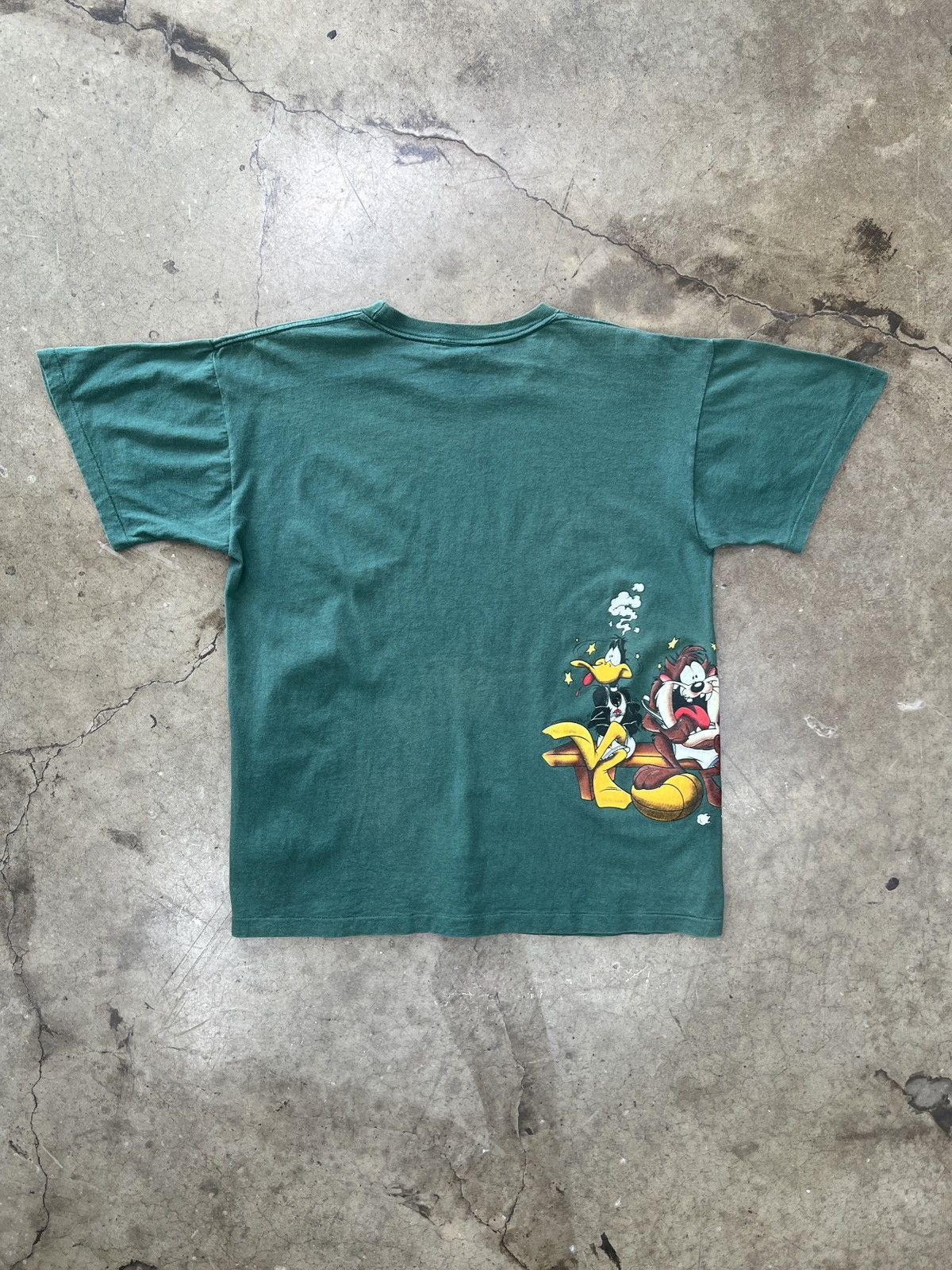 Warner Bros Vintage Looney Tunes Space Jam Wrap Graphic Tee Large Size US L / EU 52-54 / 3 - 4 Thumbnail