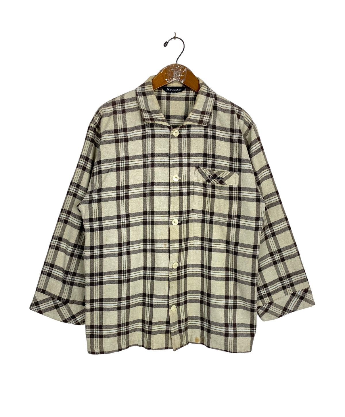 Aquascutum Rare‼️ Aquascutum Shirt Novacheck Made in Japan Size US M / EU 48-50 / 2 - 1 Thumbnail