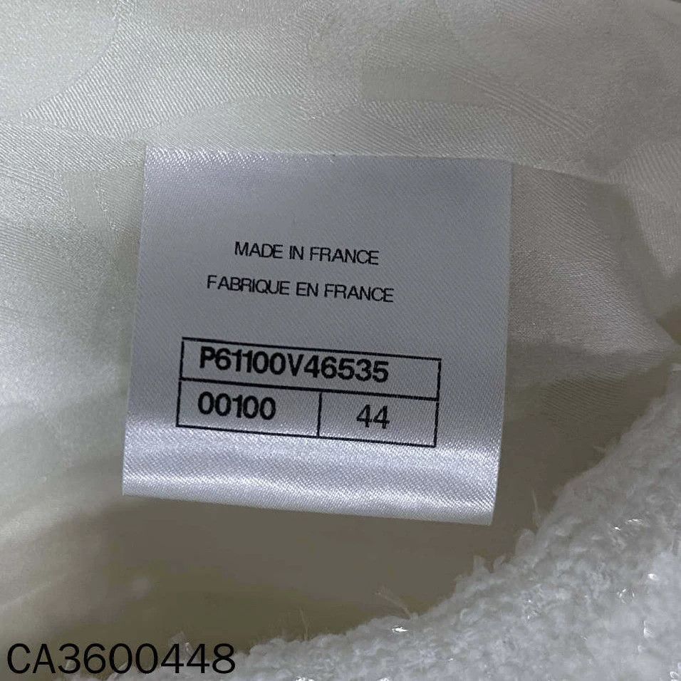 Chanel Chanel Beach White Sequin Jacket 44 Size L / US 10 / IT 46 - 6 Thumbnail
