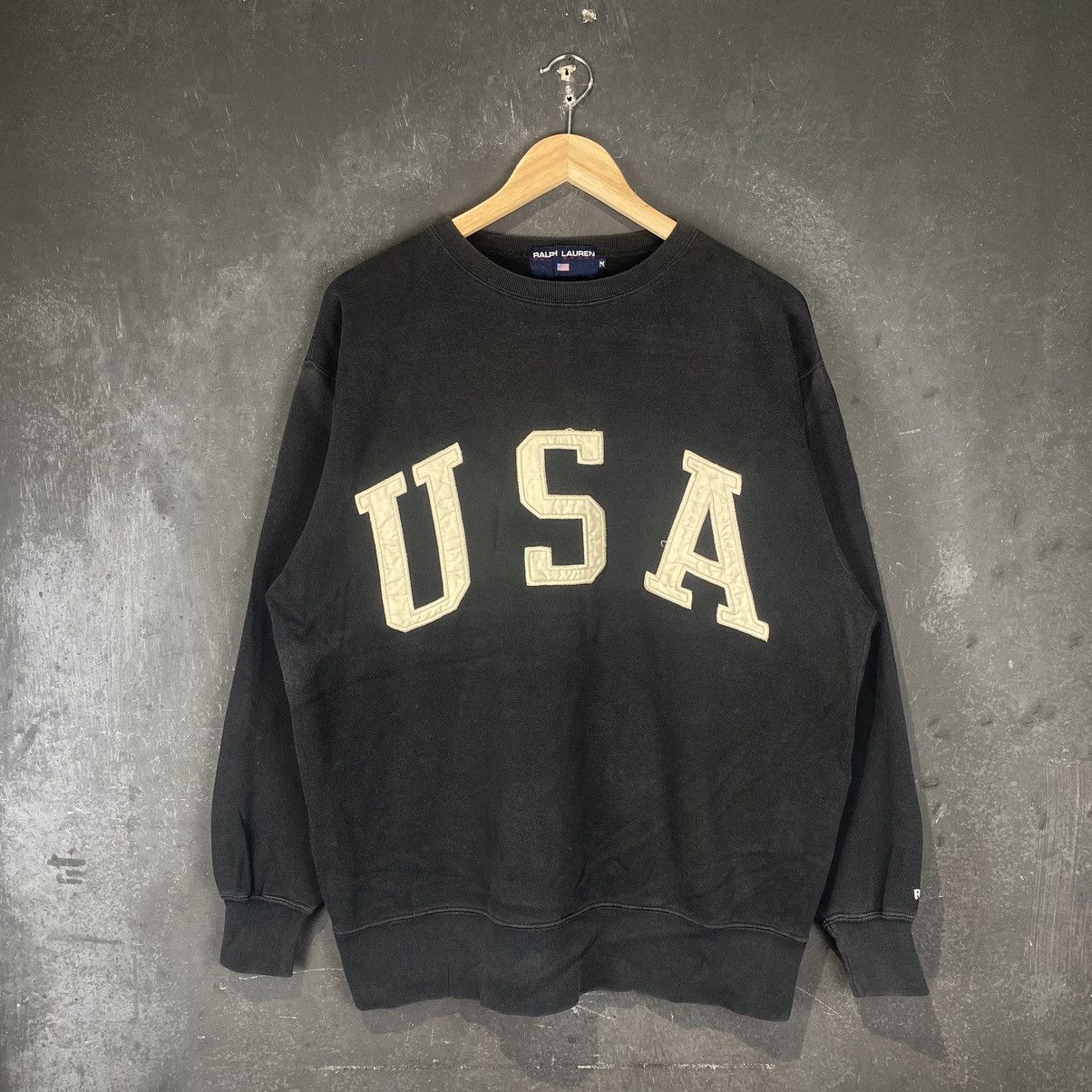 Polo Ralph Lauren × RRL Ralph Lauren × Ralph Lauren Rare y2k Polo Sport USA Crewneck Size US M / EU 48-50 / 2 - 1 Thumbnail