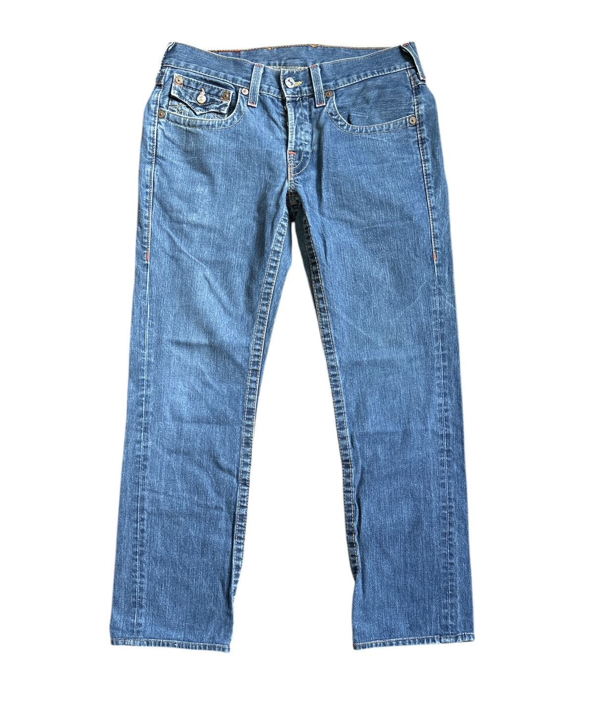 True Religion × Vintage True Religion Nathan Relaxed Straight Made in USA Size 32x34 Size US 32 / EU 48 - 2 Thumbnail