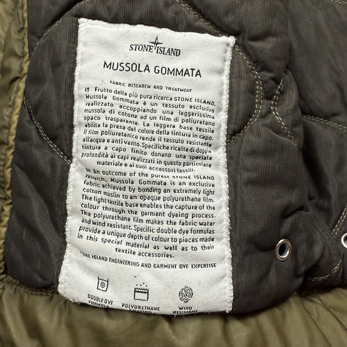 Stone Island Stone Island Khaki Mussola Gommata Flight Jacket Size US S / EU 44-46 / 1 - 4 Thumbnail