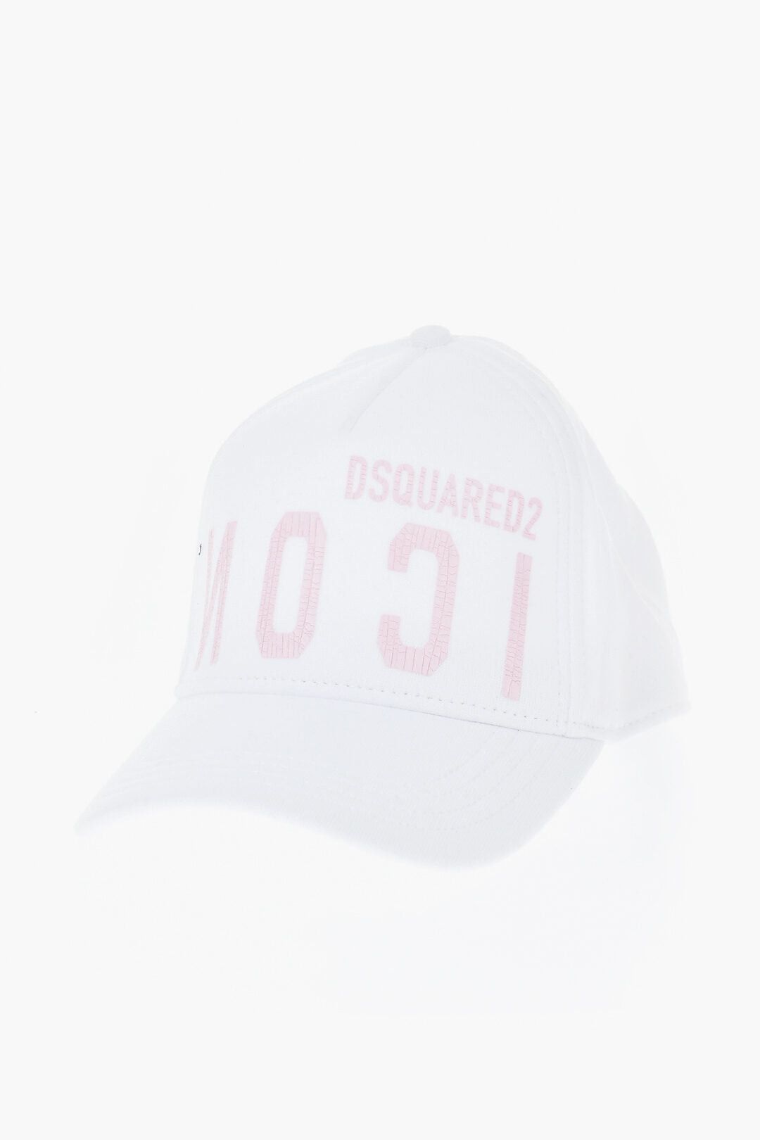 Dsquared2 ICON Solid Color Baseball Cap with Cracked Print Size ONE SIZE - 1 Thumbnail