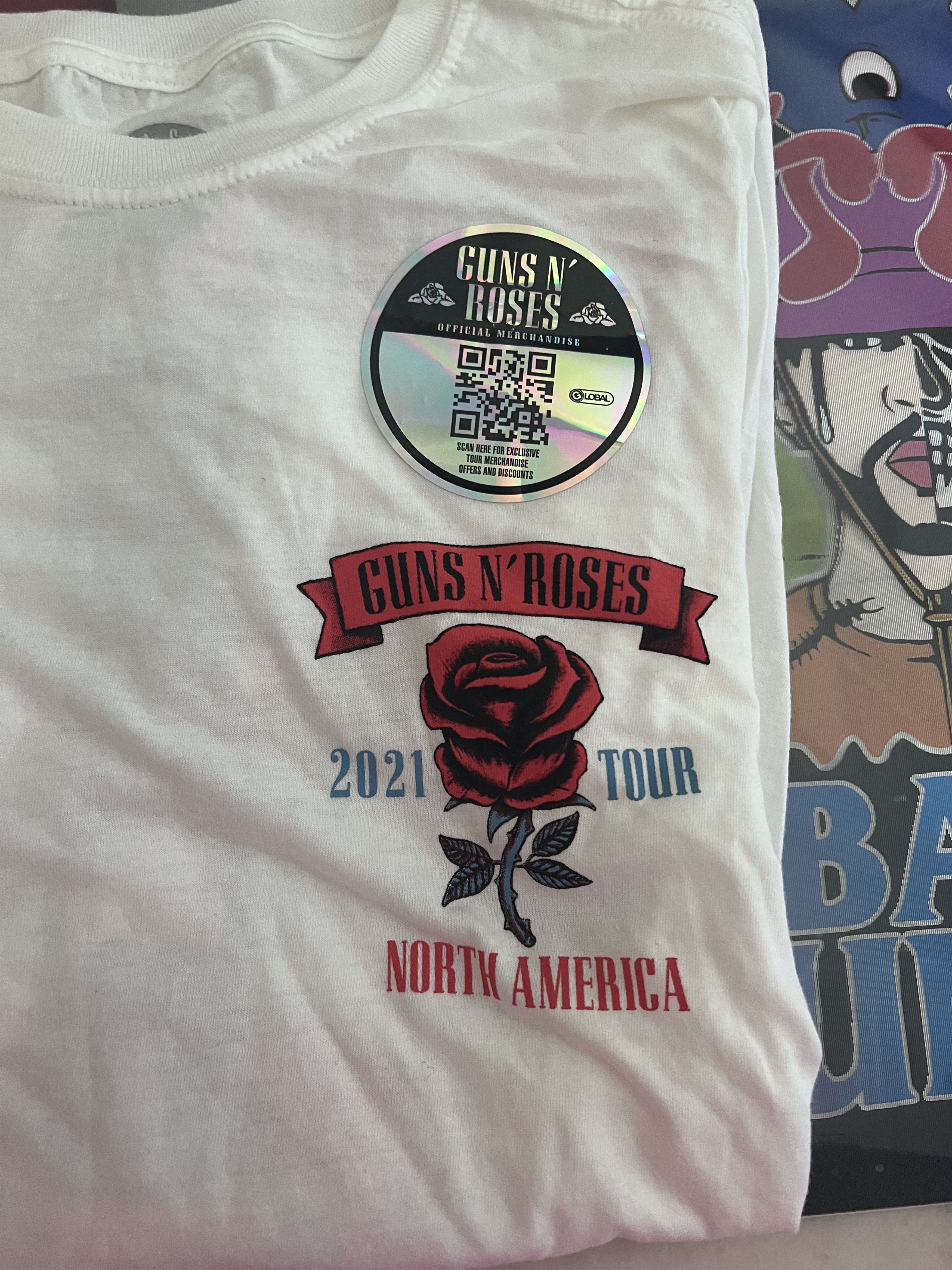 Guns N' Roses Gun’s N Roses North America Tour 2021 White Men’s Sz Small Size US S / EU 44-46 / 1 - 2 Thumbnail