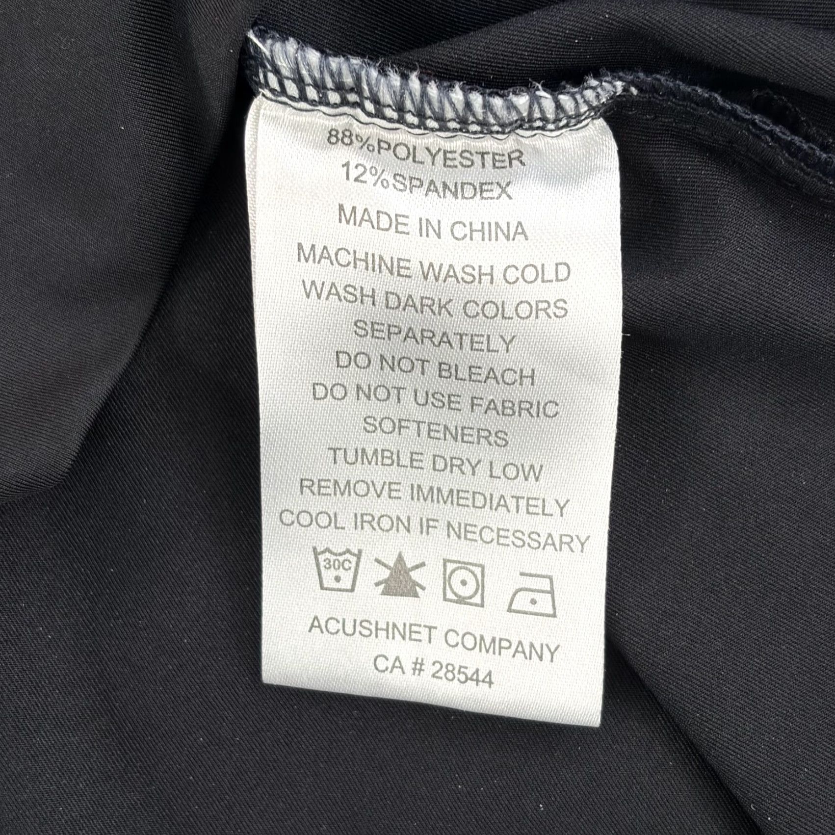 Footjoy FootJoy x Golden Horseshoe Golf Club Performance Polo Shirt Black L Mens Short Sleeve Logo Polo Summer Spring golf regular fit Size US L / EU 52-54 / 3 - 6 Thumbnail