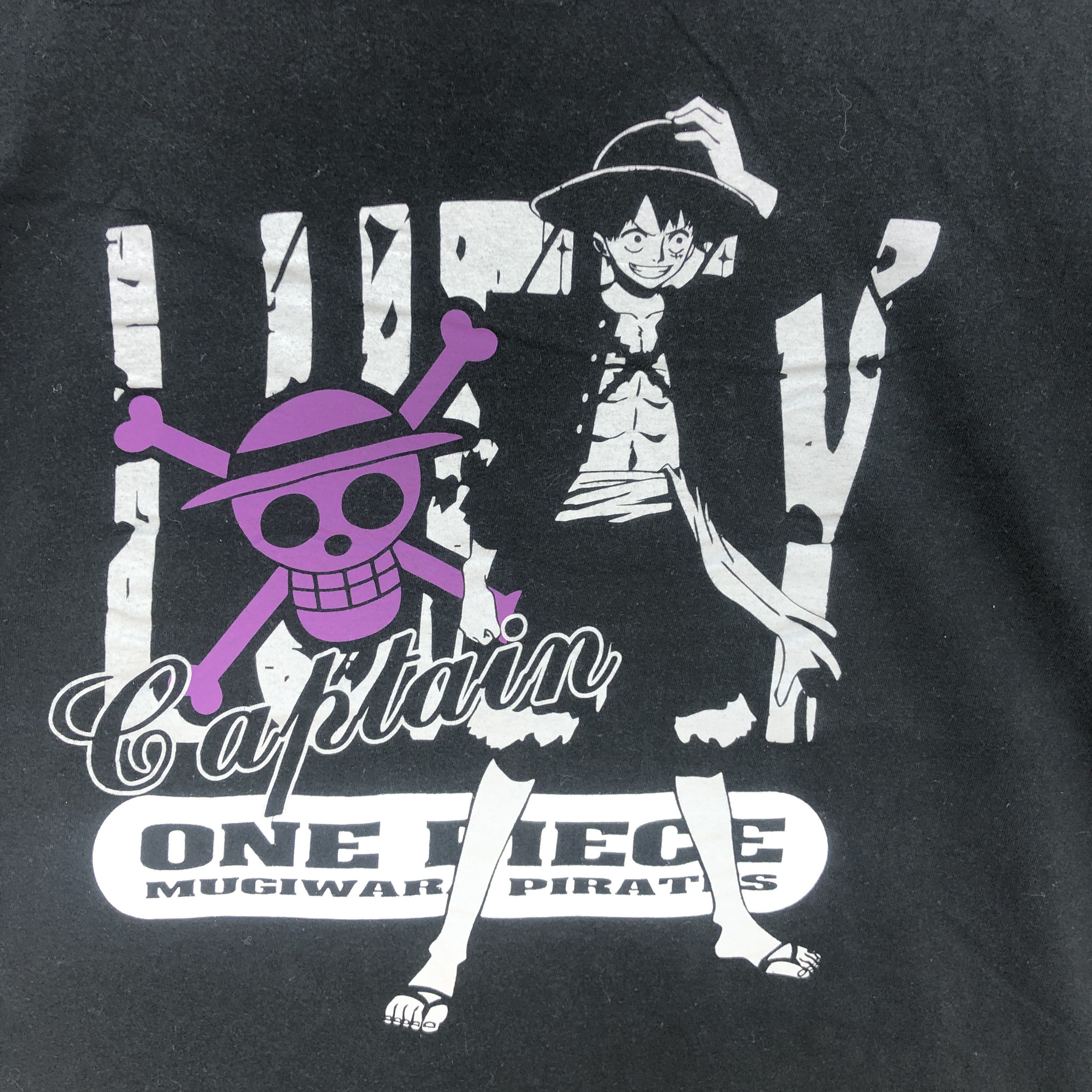 Anime Vintage One Piece T Shirt Japanese Luffy Anime Cartoon Tees Size US M / EU 48-50 / 2 - 4 Thumbnail